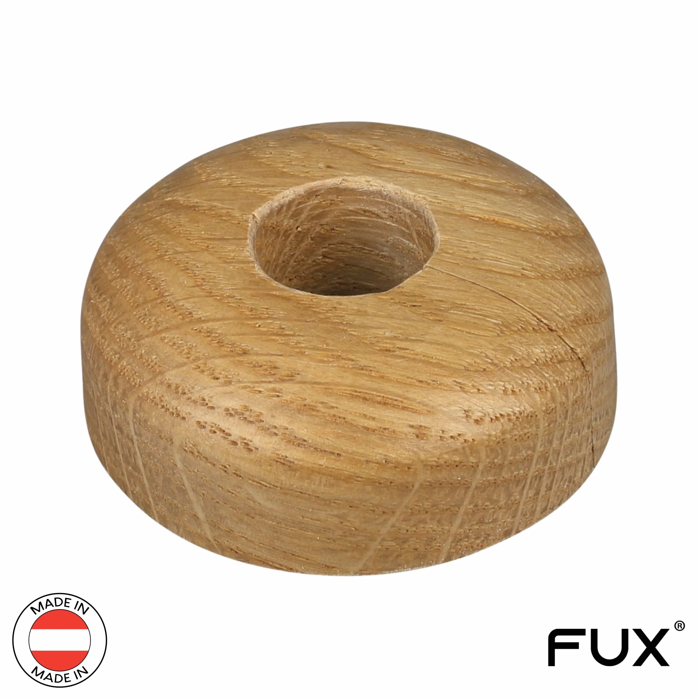 10 Piezas de rosetas individuales para tuberias de calefaccion, diferentes maderas y tamaños, embellecedor, cubre tubos radiador, tapa (19mm, roble)