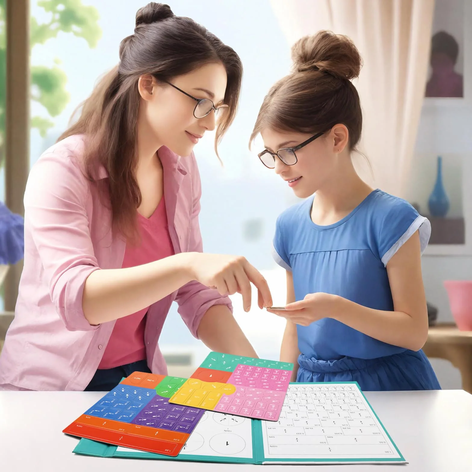 Libro de Fracciones Magnéticas para Niños – Libro Demostrativo con Manipulativos, Juego Educativo de Matemáticas, Recursos de Aprendizaje para Escuela y Casa