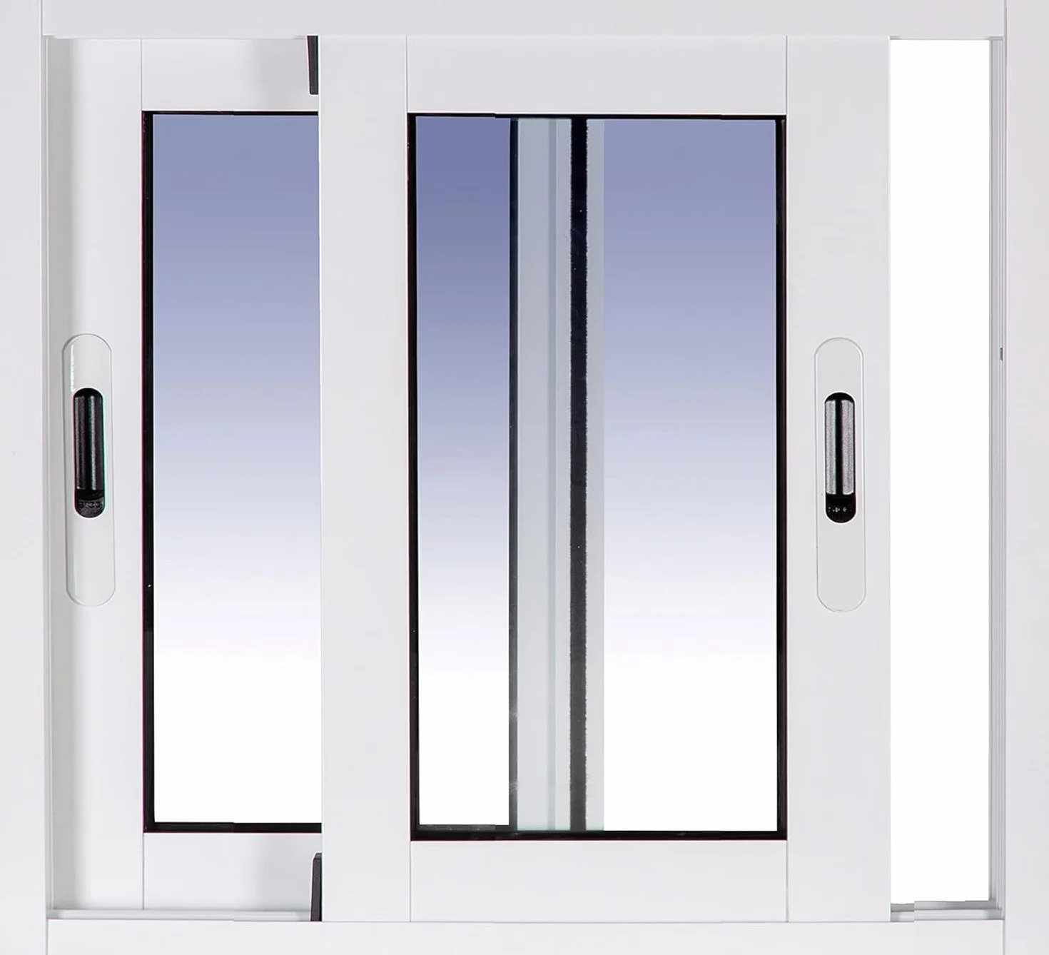 Ventanastock ALB0017L Ventana Aluminio 600x500 Corredera 2 hojas. con cristal carglass (Climalit Mate)