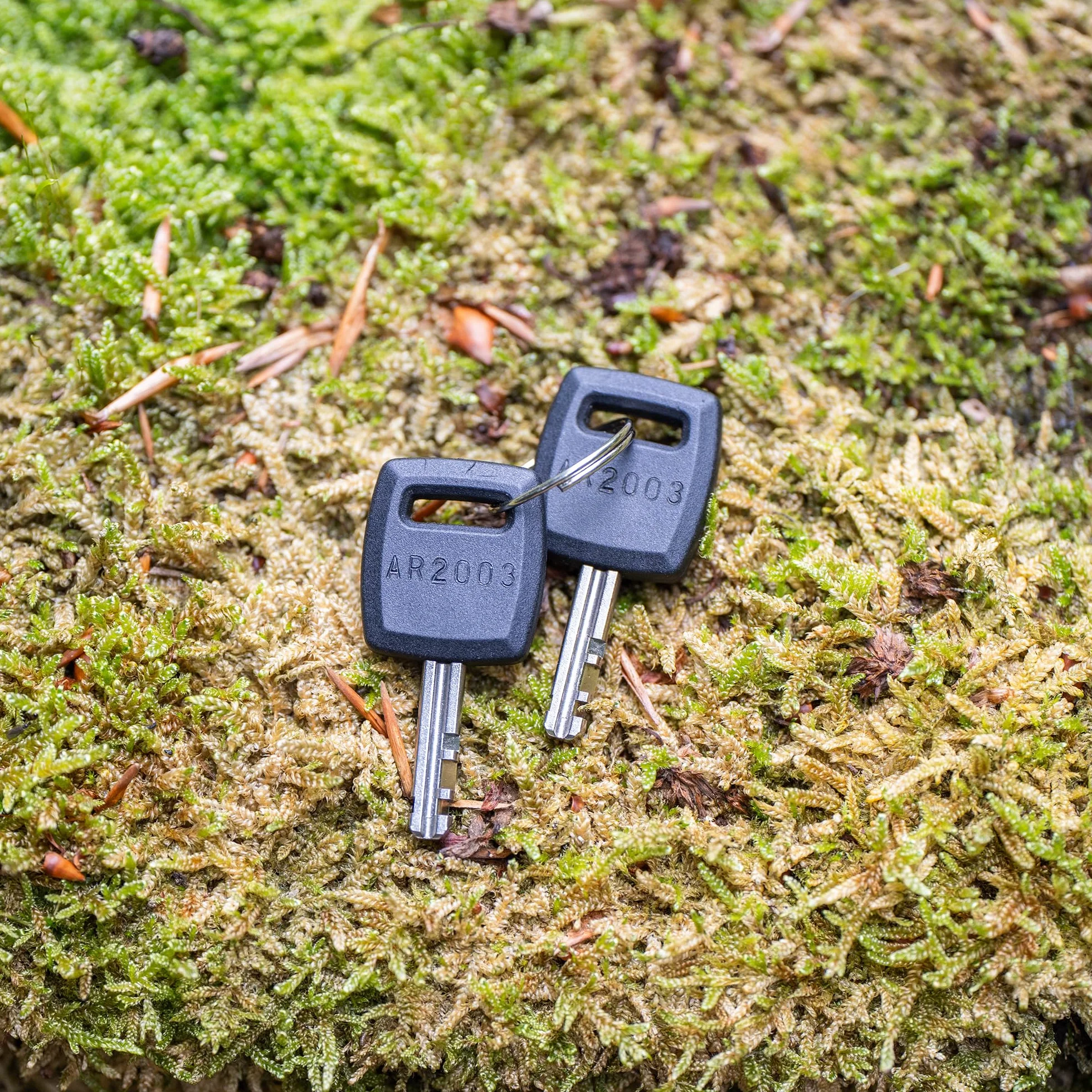 ZEISS Candado de Cable con Llave, Cierre Diferente, Protección Antirrobo para Cámara de Caza Secacam, Cuerda de Acero Resistente a la Intemperie, Incluye 2 Llaves