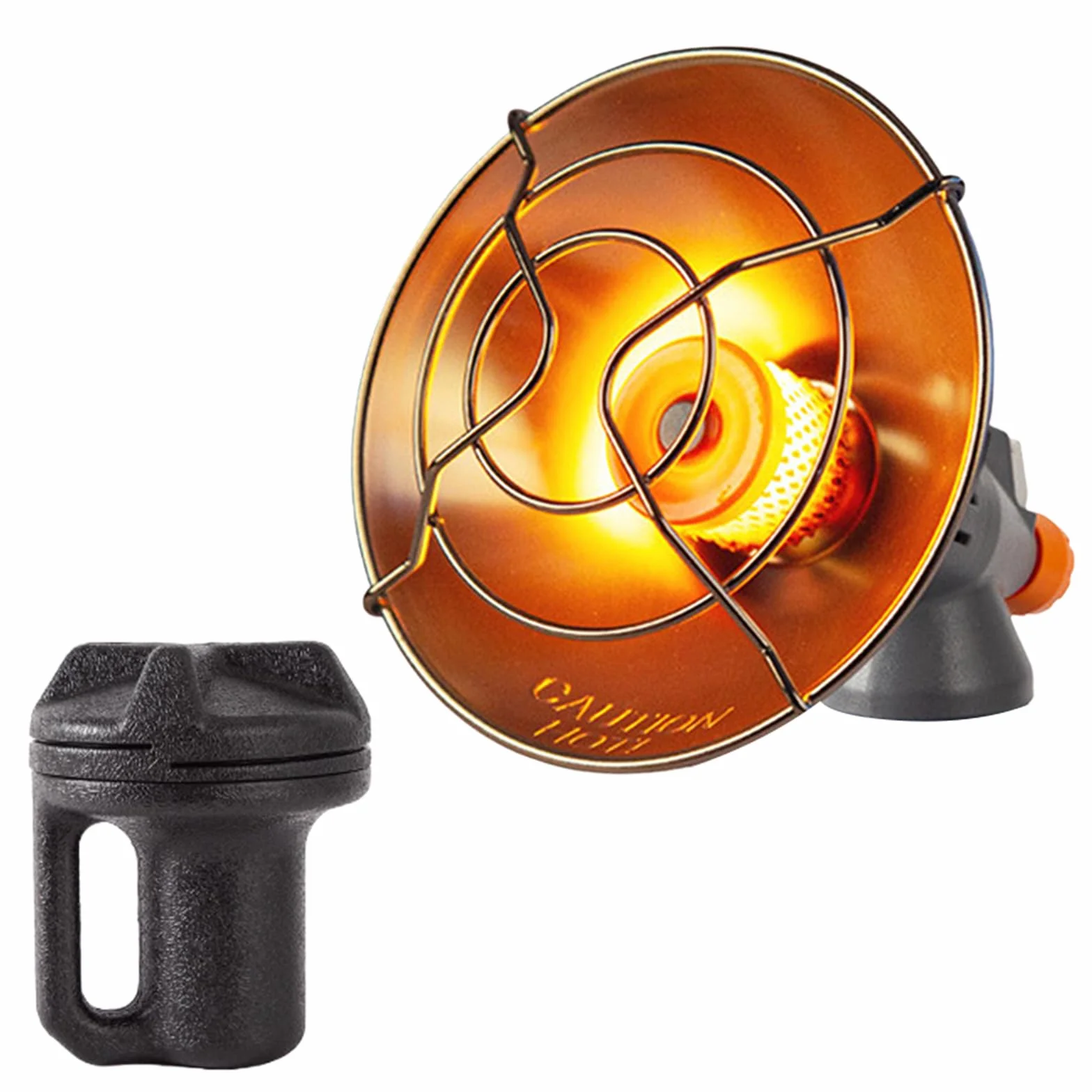 Calefacción de gas portátil, calentador de gas, calefactor de gas, calefactor de gas para camping, calefacción de gas con caja de almacenamiento, para invierno, camping, barbacoa, pesca (encendido