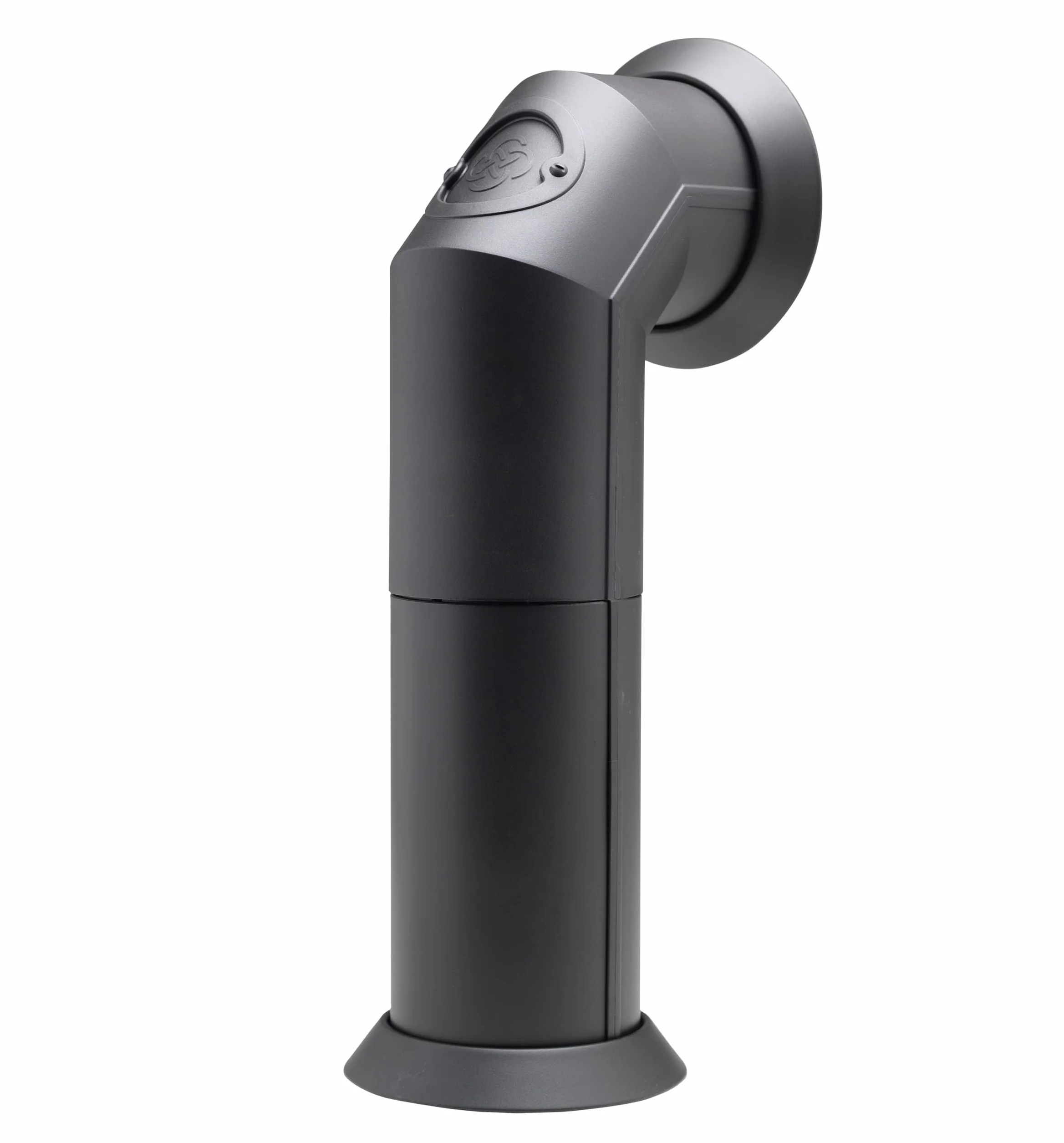 Dimplex Tubo de estufa, accesorio de tubo de chimenea de plástico negro mate para incendios eléctricos, con opciones rectas o en ángulo