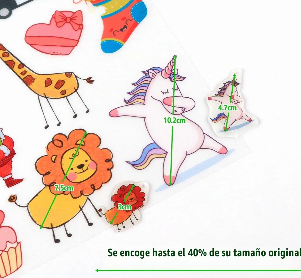 Sweelov Lot de 10 hojas de película de plástico retráctil imprimable A4 termorretráctil transparente para manualidades
