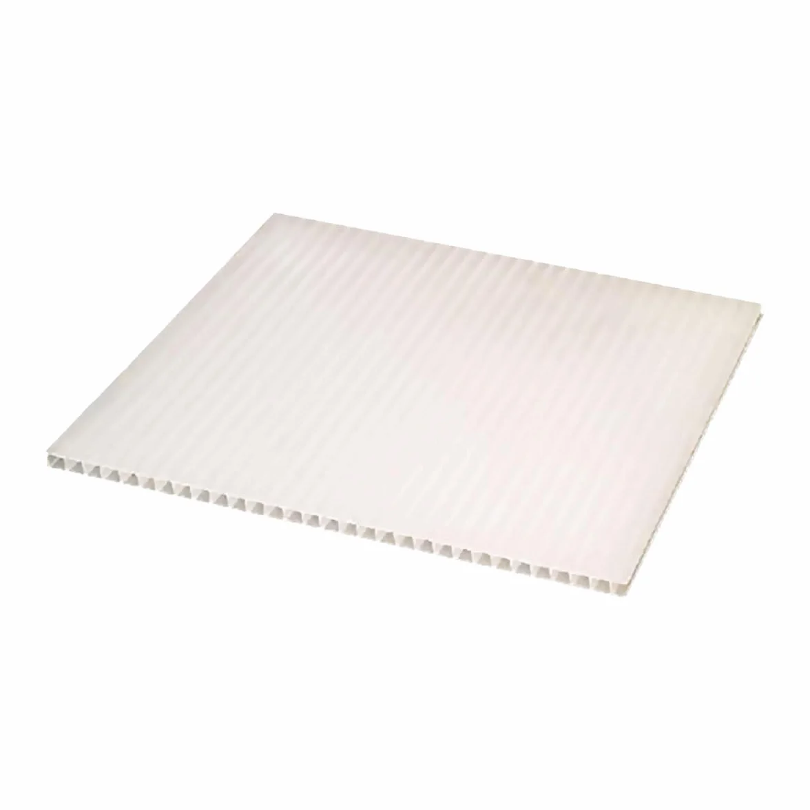 Panel de Policarbonato Celular Compacto - Plancha Opal Hielo - 1000 x 1050 mm - Grosor 10 mm - Placa Multiusos - Exteriores, Invernaderos, Techos, Suelos