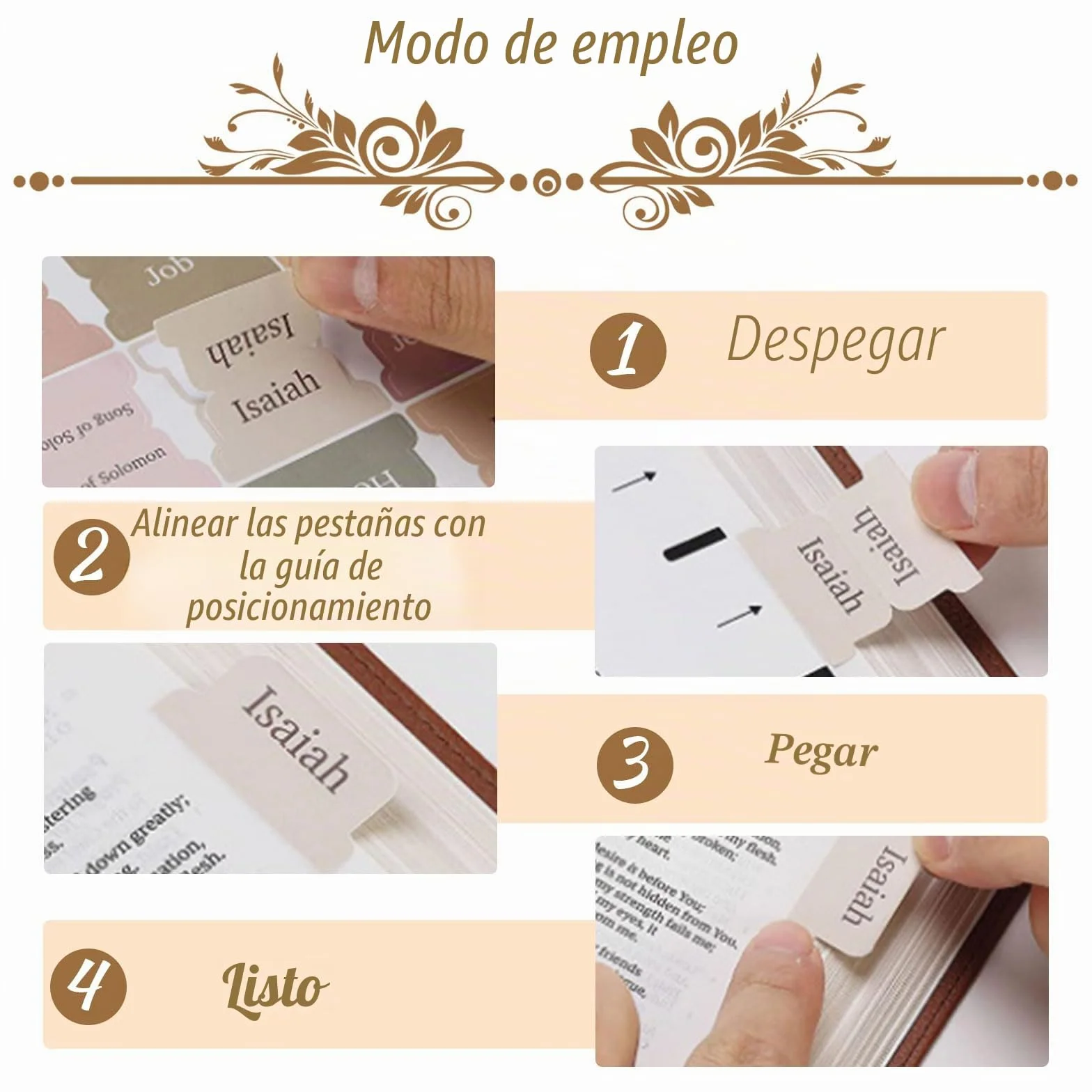 Pegatinas con pestañas laminadas de la Biblia, rosa y gris, 75 uds, regalo cristiano para mujeres
