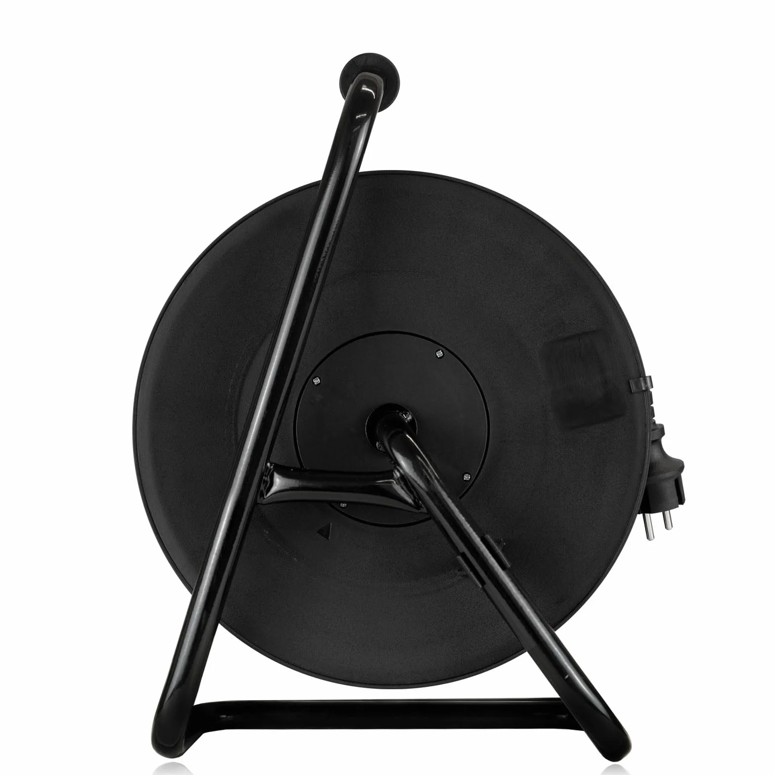Werku WK403360, Enrollacables Alargador, Calidad Profesional, 25 Metros, MAX 3200 W, Protección IP44, 4 Tomas, Cable H05RR-F 3G 1.5 MM/2, Protección contra Sobrecalentamiento