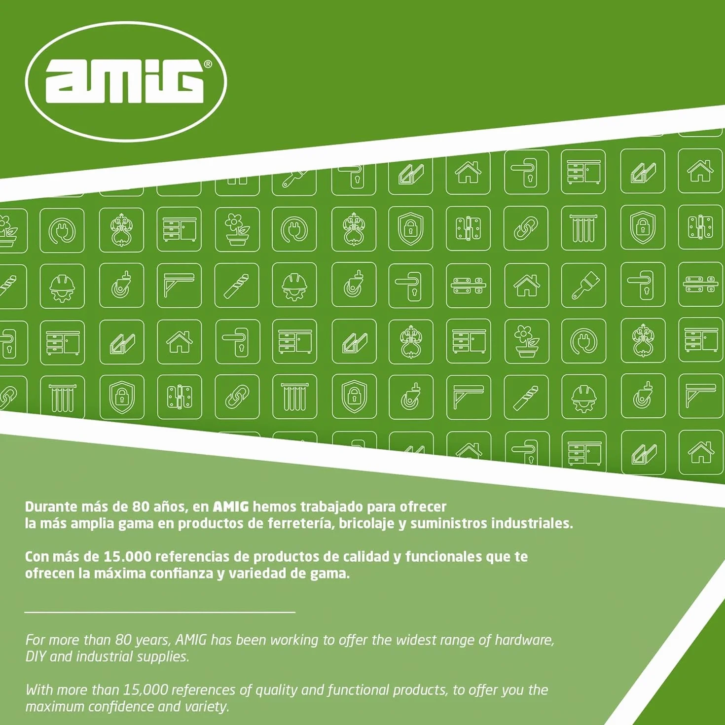 Amig- Pack de 4 Ruedas para Muebles - Con Agujero- Ø100 mm - Carga Máxima por rueda 110 kg- Pletina de Acero- Fabricada con Goma- Sin Freno- Ideales para Mover Equipos Industriales y Muebles Pesados