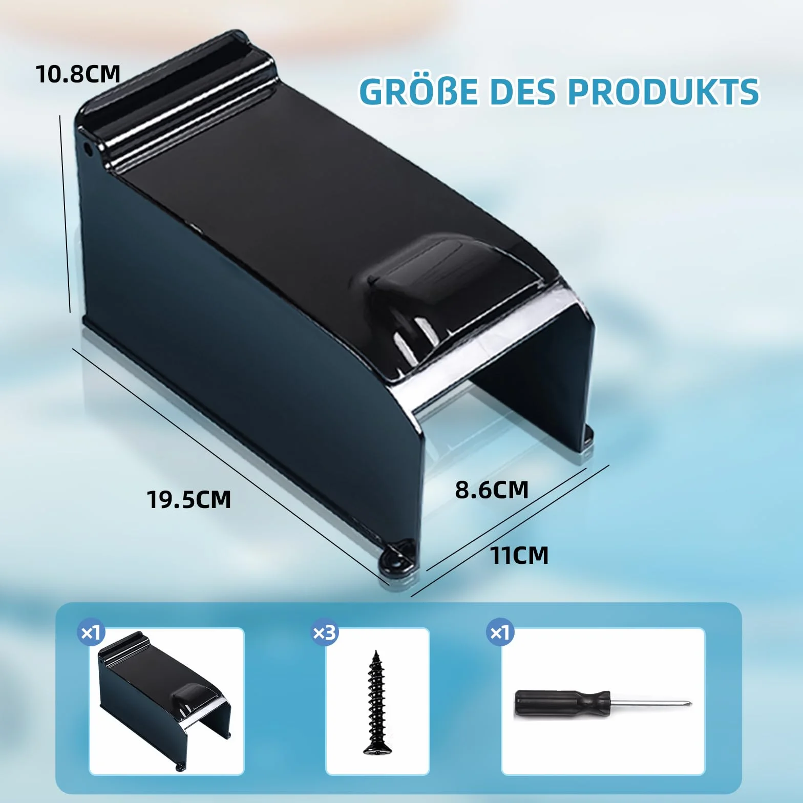Renovar PC Cubierta impermeable para teclado de control de acceso, timbre de puerta exterior, caja de protección solar, cubierta de enchufe, control de acceso de huellas dactilares, cubierta