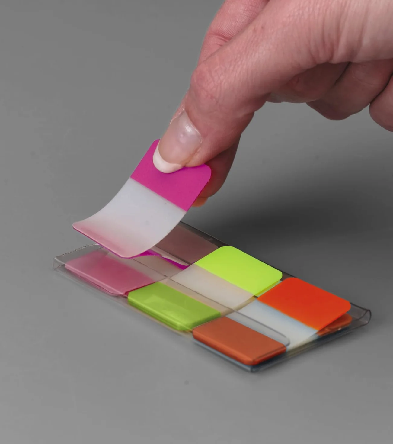 Post-it Index Marcadores Rígidos, 25.4 mm x 38.1 mm, 36 Unidades, Rosa y Verde