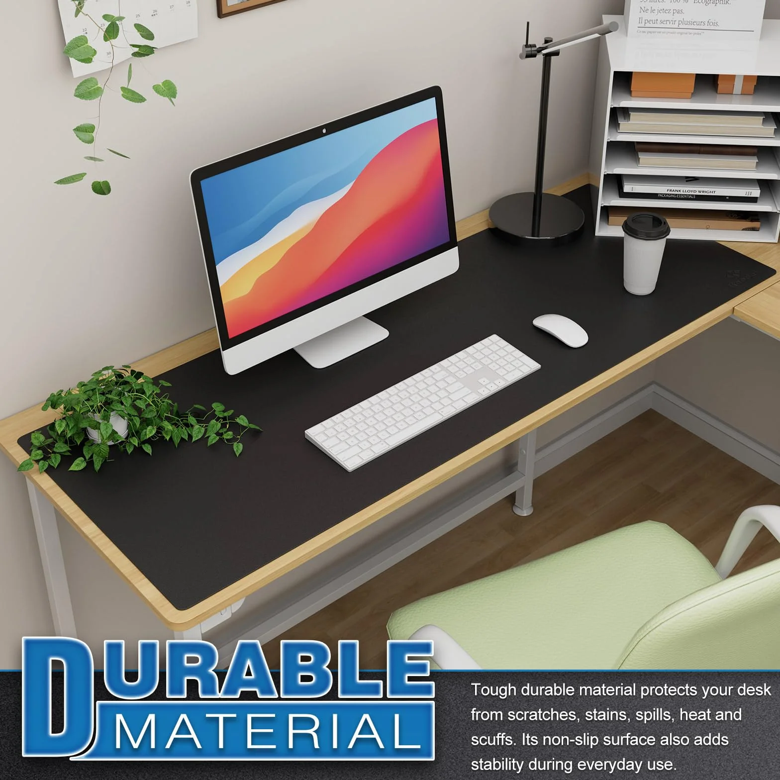 Knodel Almohadilla de escritorio de PVC impermeable para laptop
