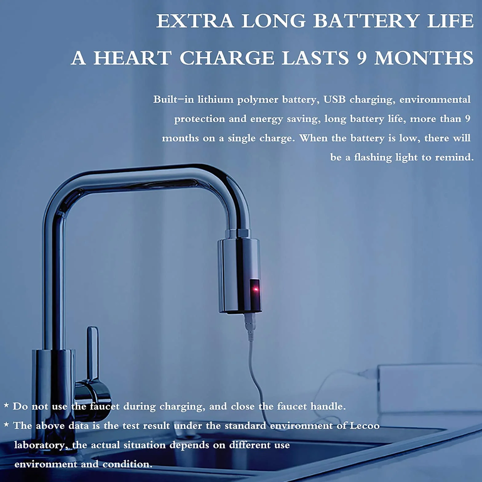 Grifo Inteligente Por Infrarrojos Automático Sin Contacto Con Sensor De Lavado De Manos Con Agua Fría Que Ahorra Agua, Apto Para Boquillas M22 Y M24, Metal Pulido