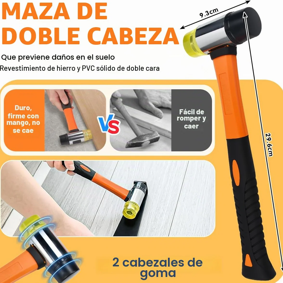 Kit de Instalación de Suelo Laminado - 43 PCS Herramientas para Suelo Laminado Incluye Martillo de Goma, Palanca de Extracción y Cuñas Separadoras - Kit Instalacion paraSuelo Vinilico Click