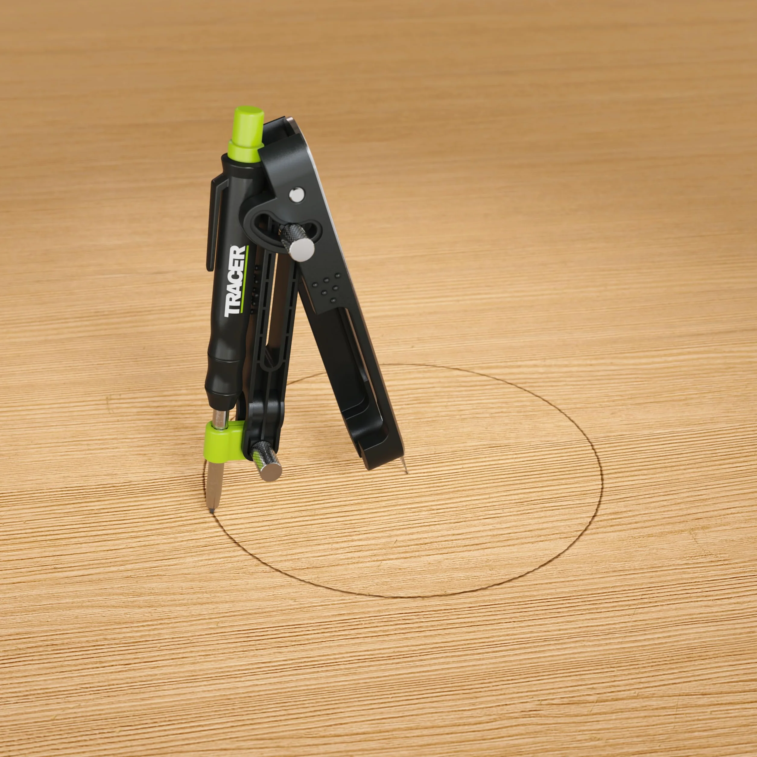 Tracer ProScribe APST2 | Herramienta de Trazado Multifunción con Gramil, Lápiz de Agujero Profundo y Estuche | +15 Aplicaciones | Carpinteros, Albañiles | Madera, Metal, Plástico