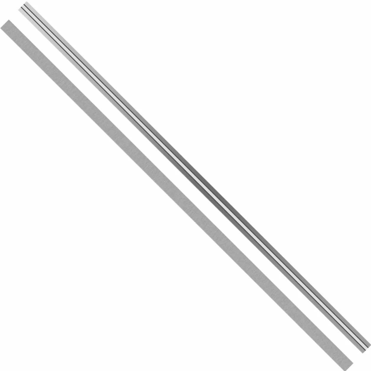 2 hojas de cepilladora HSS de doble filo, 306 mm x 8 mm x 2 mm, herramientas de carpintería metálicas, cuchillas de cepilladora de alta durabilidad.