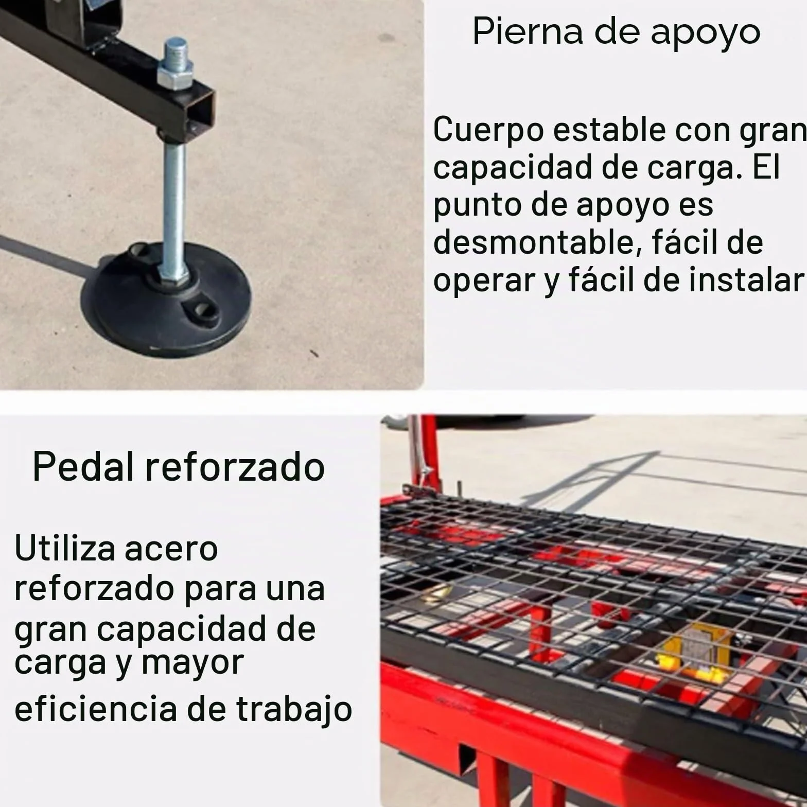 Elevador eléctrico de andamio con mando a distancia para instalación de iluminación, pintura, reparación de tejados y mantenimiento de árboles