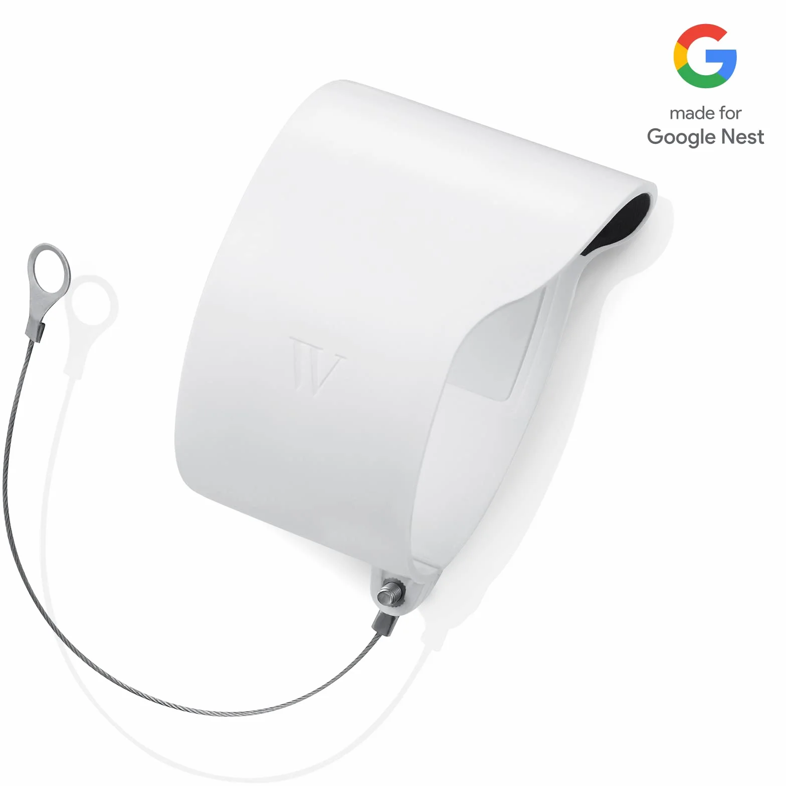 Wasserstein Soporte antirrobo para Google Nest CAM Exterior o Interior, batería – Hecho para Google Nest (Paquete de 2) (cámara no incluida)