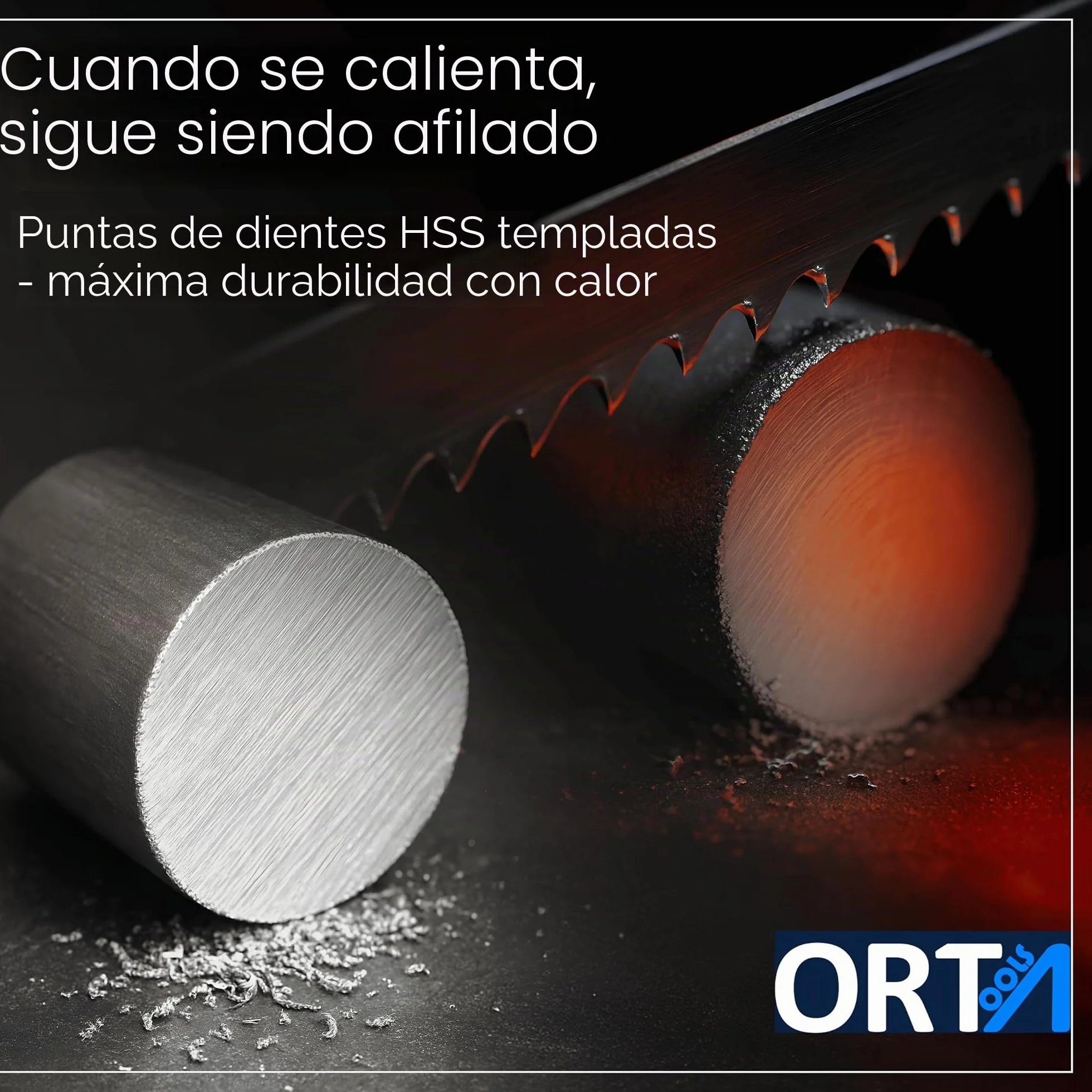 Orta - 3 unidades - 1140 x 13 x 0,65 x 10/14 ZpZ - Bi-metal M42 HSS | Hoja de sierra de cinta para acero, acero inoxidable, acero dulce... | Adecuado para sierra de cinta Güde MBS 105 V