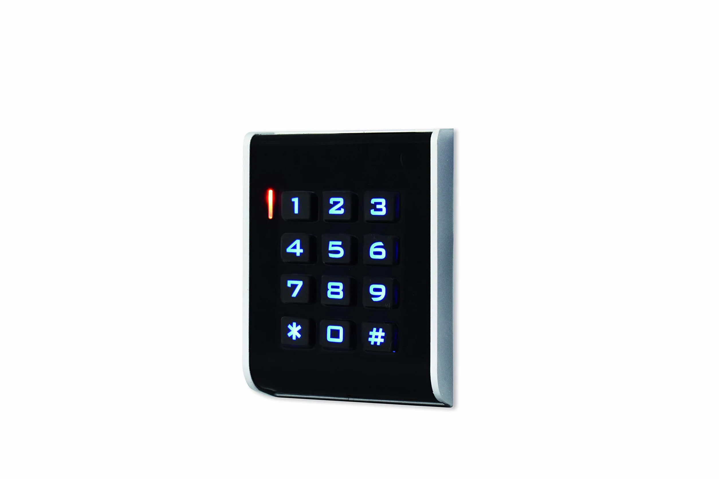 SCS Sentinel - AAA0005 - Teclado de bacalao anti -vandal - disparador de activación o puerta - tanque retro ligero - Dieta DC 12V - Advertencia de sonido integrado - Memorización 100 Códigos - Codeacs