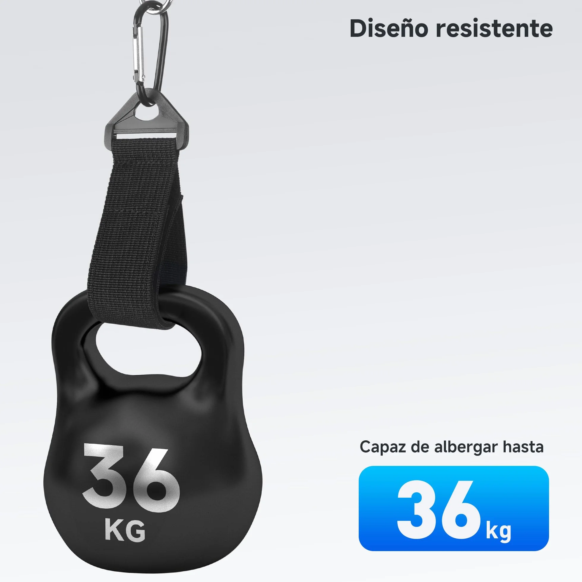 Cable Matters Paquete de 5 correas organizadoras para cables de extensión con hebilla metálica, capacidad de carga de 36 kg, soporte para cables de extensión con correas autoadherentes de 40 x 3,8 cm