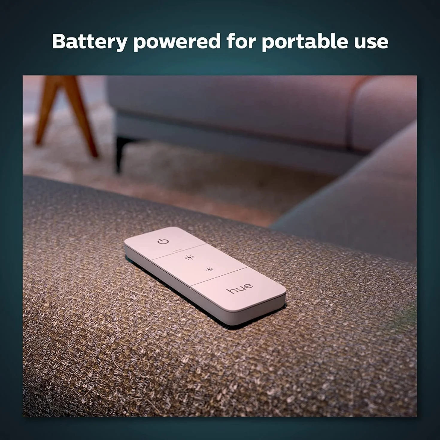 Philips Hue - Dimmer Switch, Regulador inteligente inalambrico para sistema iluminación Hue, para iluminación de interior, sala de estar, dormitorio.-