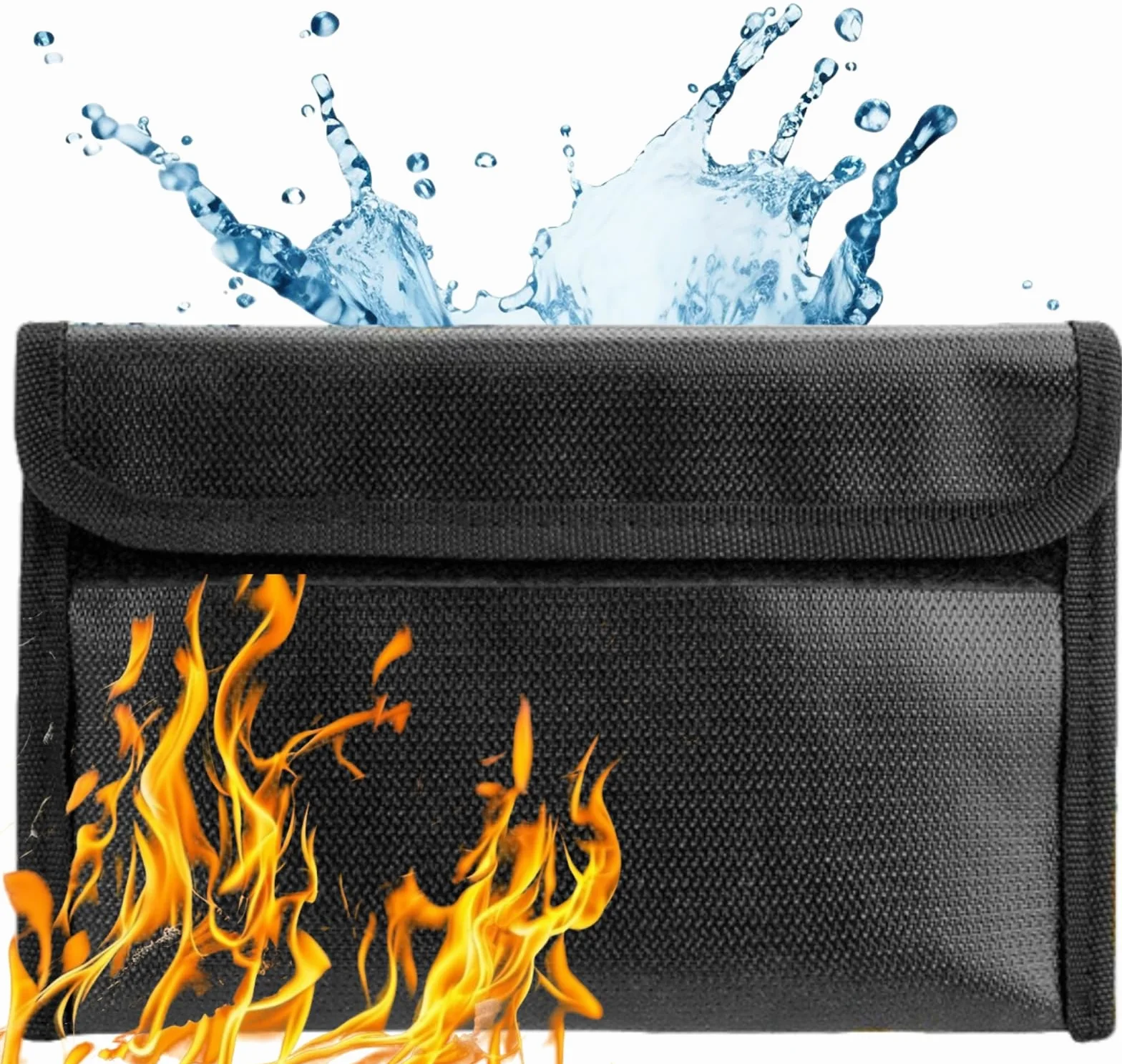 Bolsas Ignífugas para Documentos y Dinero,Bolsa Seguridad Ignífuga,Bolsa Ignífuga y Resistente al Agua,Bolsa Seguridad Prueba de Explosiones,Bolsas Prueba Fuego Resistente,para Objetos Valo