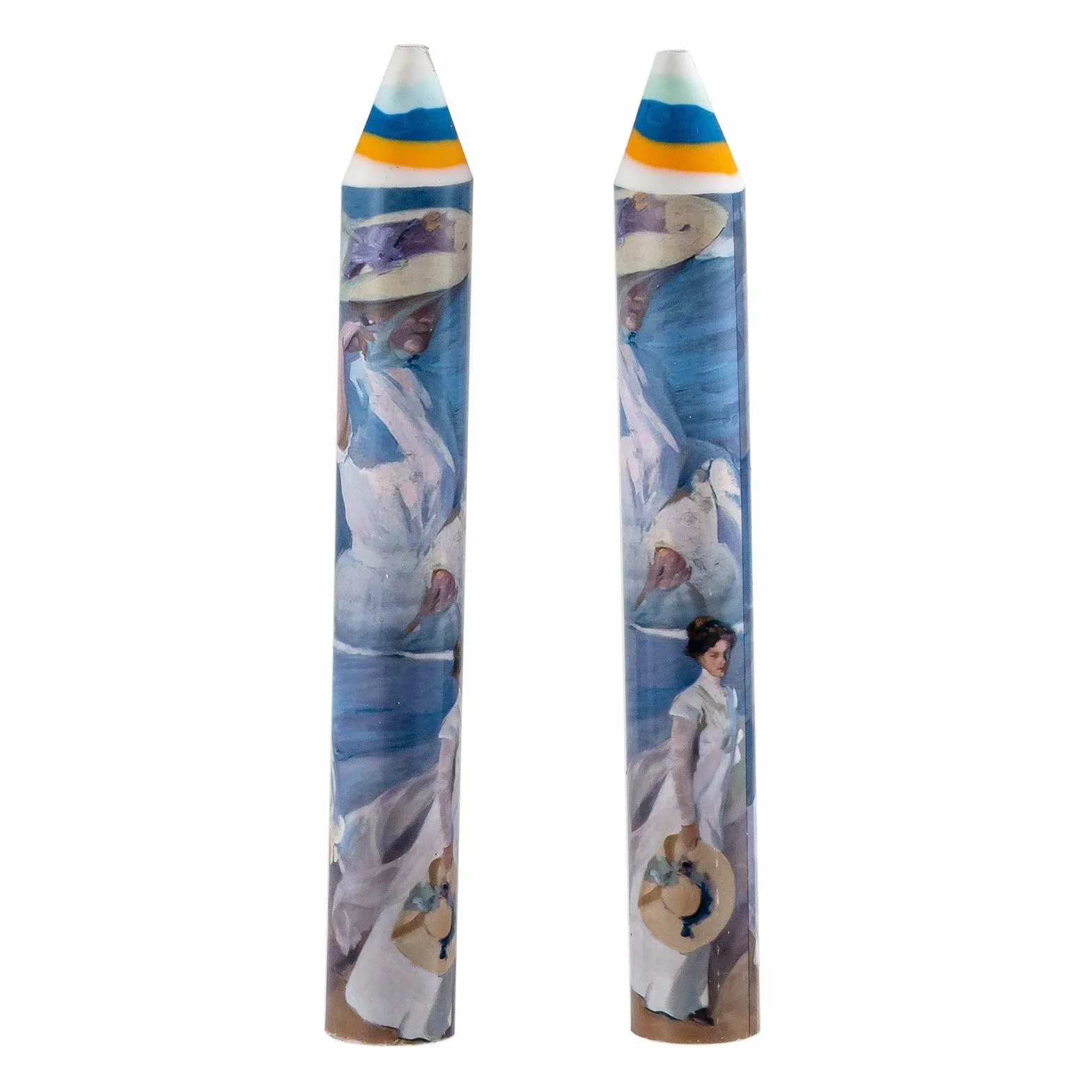 PracticDomus Conjunto 2 Gomas de Borrar Extra-Grandes Formato Lápiz Coloridos Originales
