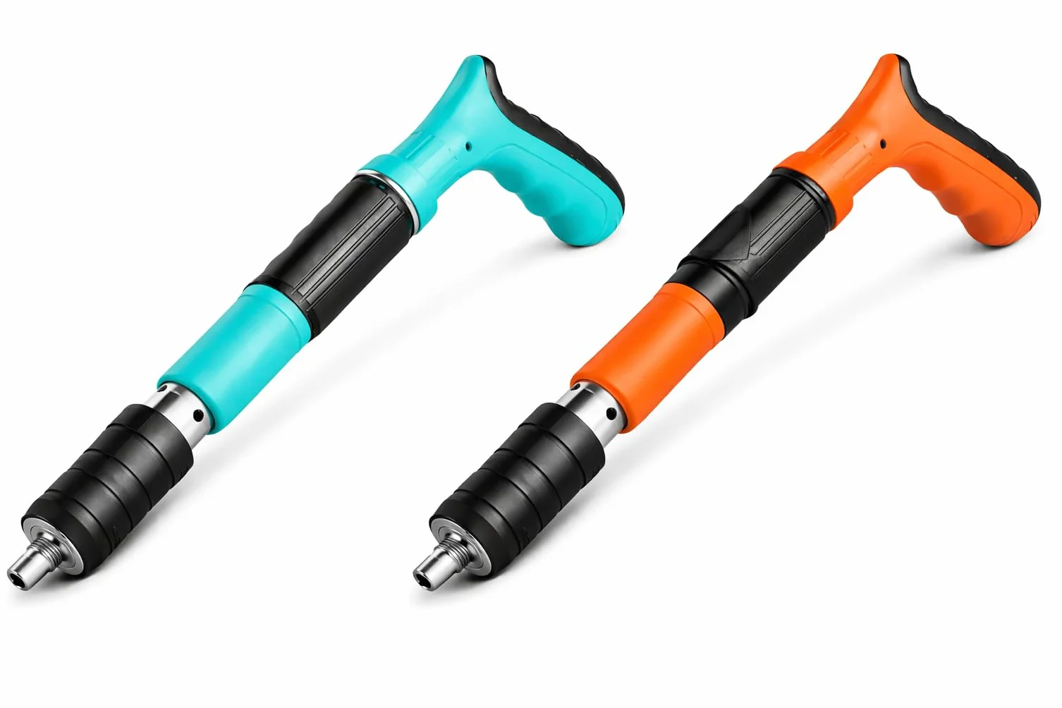 Bdit - Accesorios para pistola de clavos, clavadora de aire comprimido manual, dispara clavos para hormigón y hierro, clavadora con 10 clavos redondos – para acero y hormigón – Fácil de usar