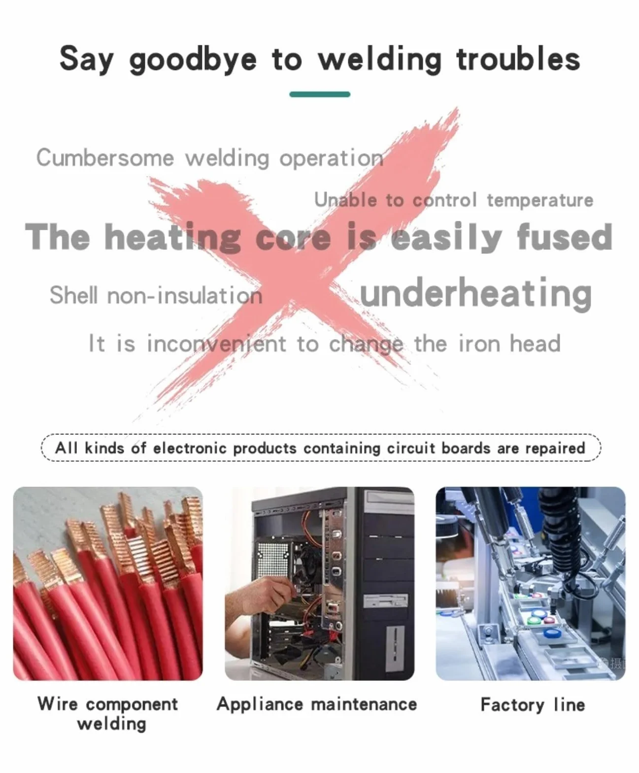 Soldador multifunción, herramientas de soldadura láser industrial con calentamiento interno, soldador automático con cable y calor interno,soldadora laser para metal, máquina de pistola soldadura
