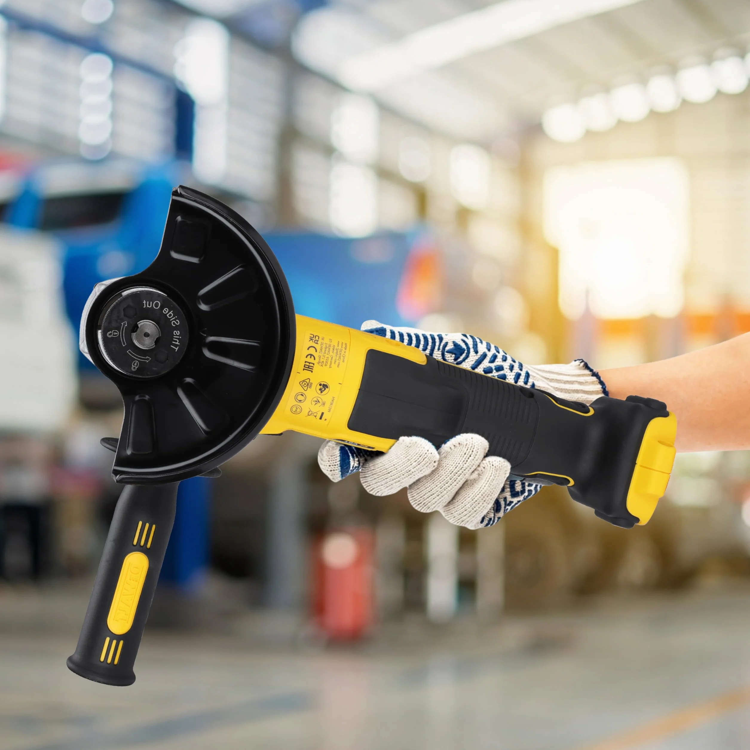 DEWALT DCG405N - Amoladora angular para 125 mm, 18 V XR, sin disco y sin cargador/batería