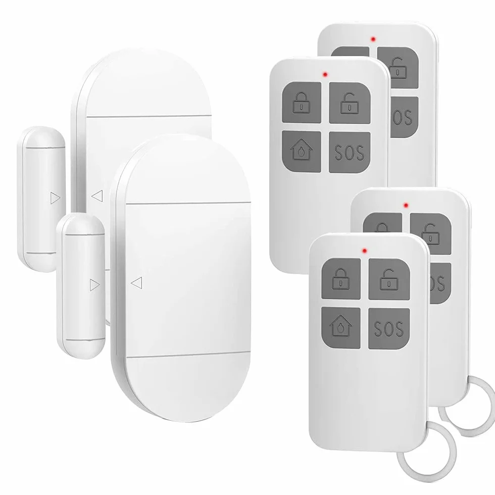 Alarma Puerta, eMylo Alarmas para Puertas con Alarma Ruidosa De 130 Db, Anti-Robo Sensor Apertura Puerta para La Seguridad De Los NiñOs Seguridad De La Tienda En El Hogar(2 Paquete)