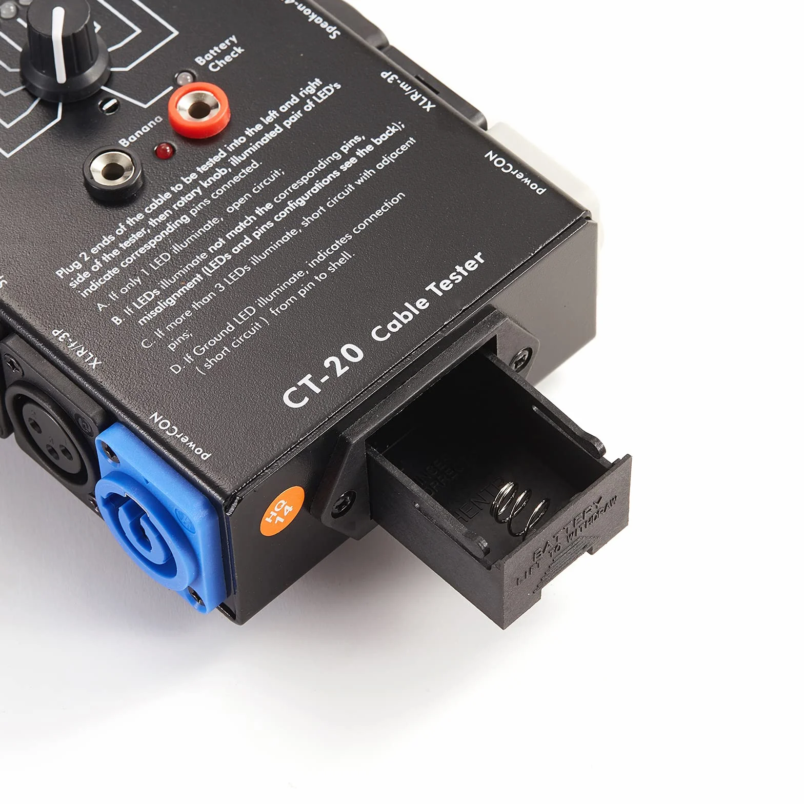 MFL. Probador de cable de audio de 15 enchufes, buscador de líneas, negro, 15 en 1, interruptor de 10 vías, rastreador de cables con indicadores LED, rectangular