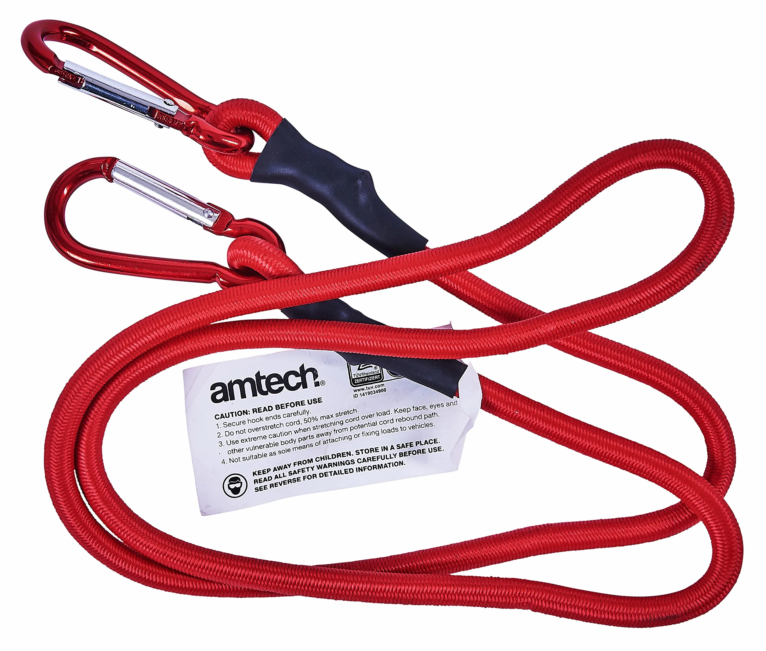 Am-Tech 48 pulgadas Cord y clips Bungee, S0618