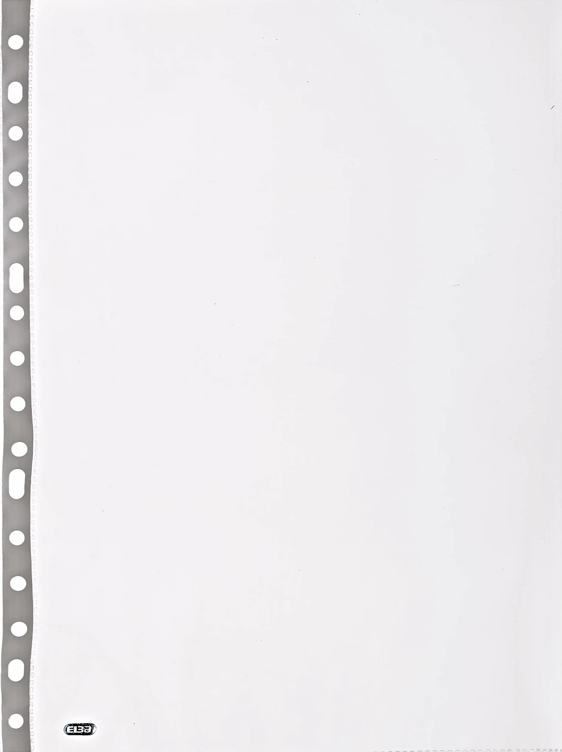 Fundas plástico folio A4 Elba 100 unidades transparente
