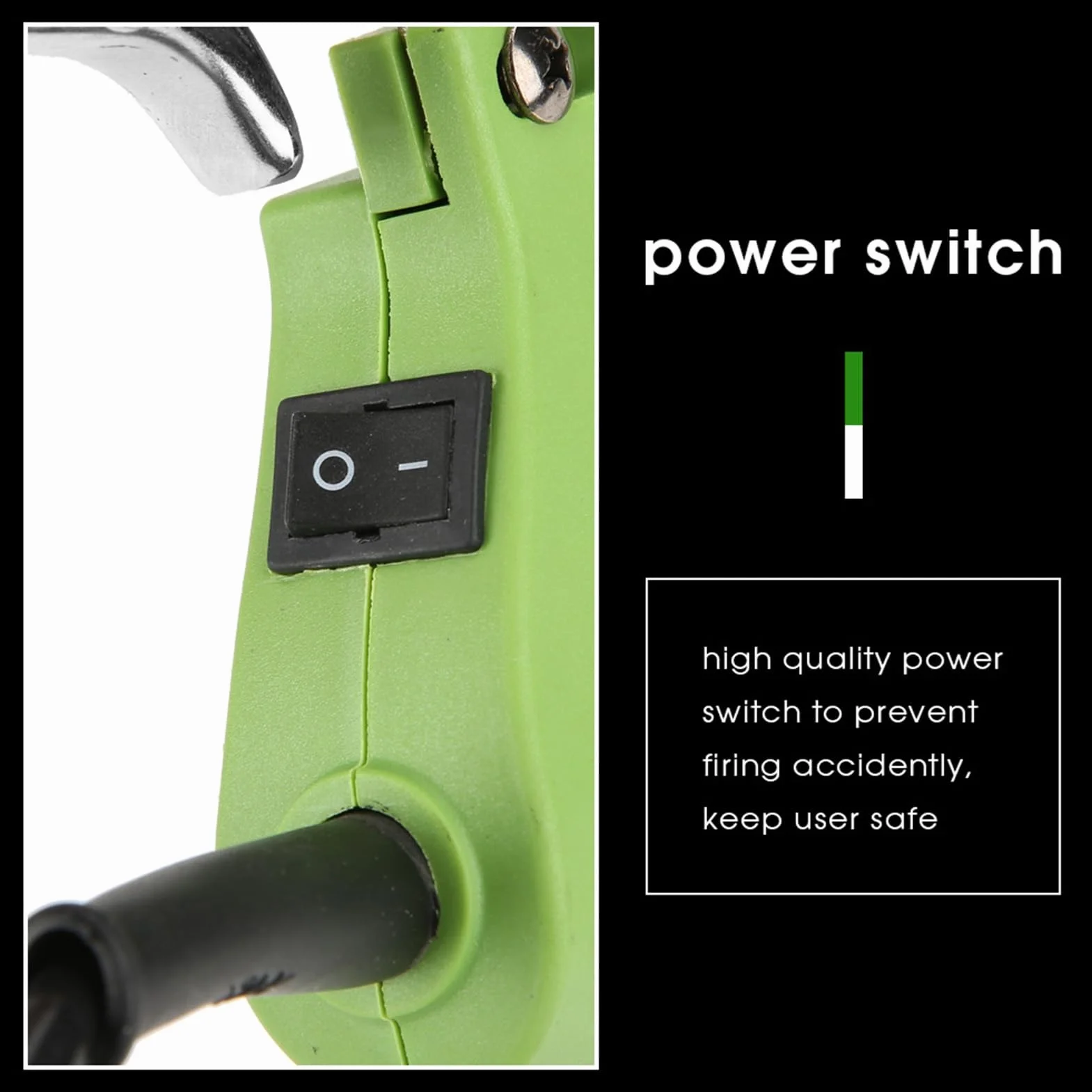 CCYLEZ Pistola de Clavos Eléctricos, Clavadora Recta con Cable de 1800W, Pistola Grapa de Servicio Pesado Eléctrico, Clavadora de Brad Eléctrica para la Fabricación de Muebles de