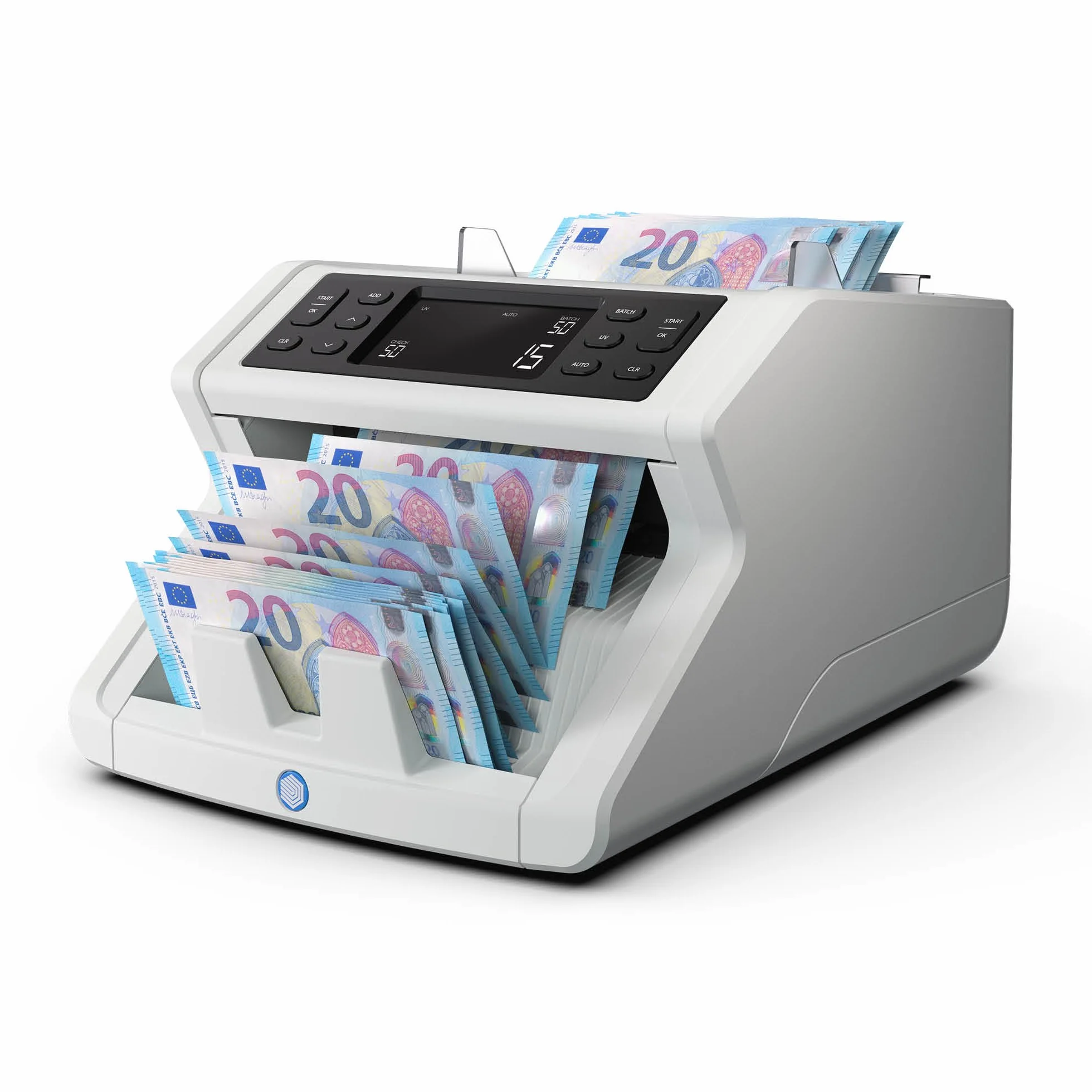 Safescan Contadora de Billetes 2210 para Billetes Clasificados - Contadora detectora de Billetes Falsos en 3 Puntos - Máquina para Contar Billetes Clasificados de Todas Las divisas