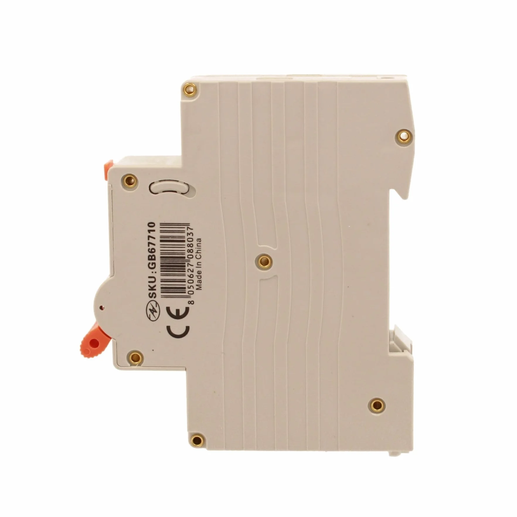 Interruptor diferencial magnetotérmico 10 mA para zonas húmedas, 10 A C10, RCBO tipo A curva C, 1 módulo DIN, 1P+N 6 kA 220 V, serie PL8HT profesional