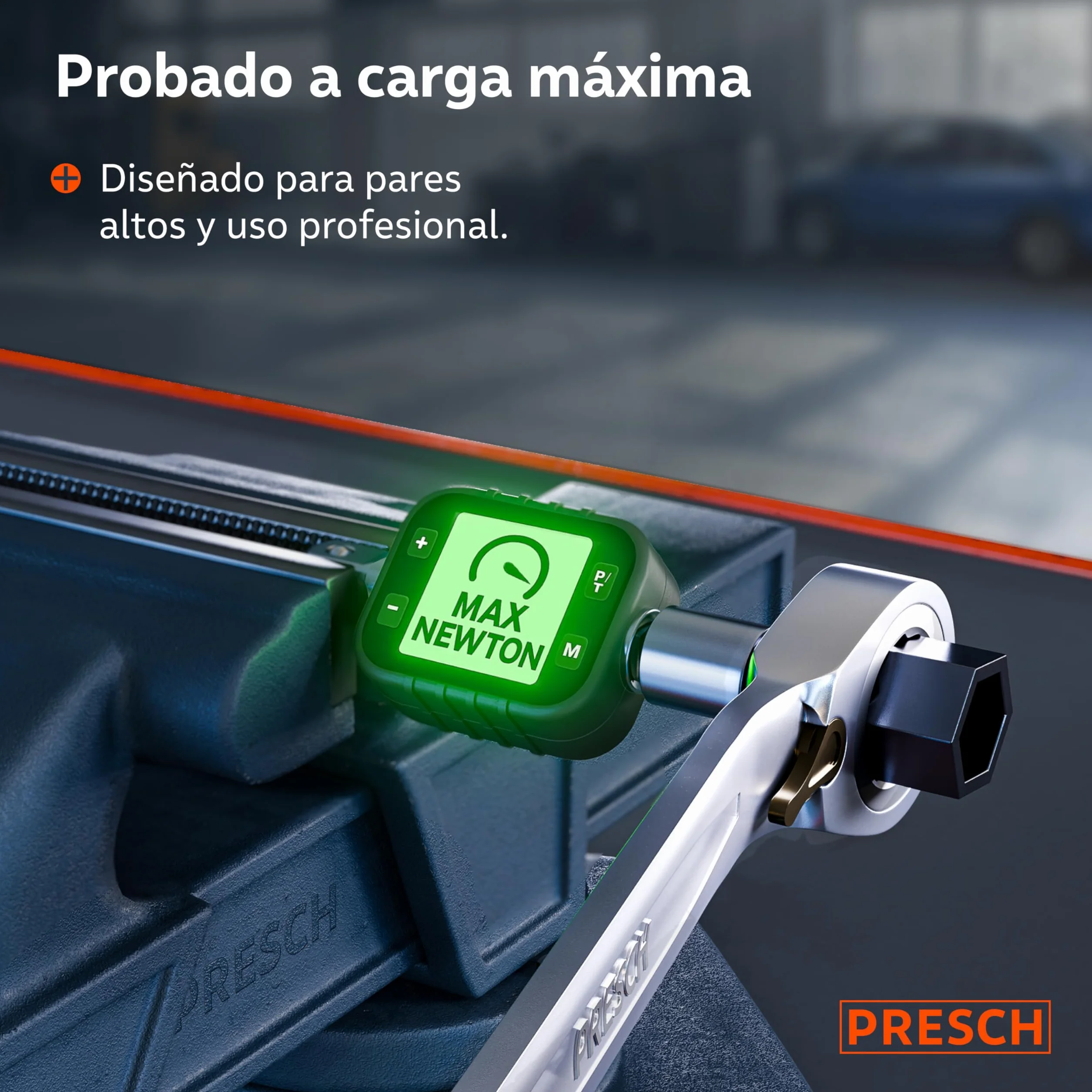 PRESCH Llaves fijas con carraca reversibles 5 uds (8, 10, 13, 17, 19mm) con bolsa - Ángulo de retorno mínimo (4°, 90 dientes) - Juego llaves carraca duraderas fabricados con precisión