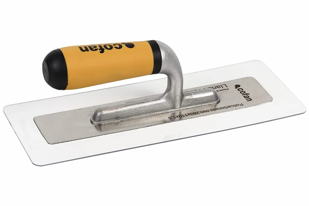 Llana Proflex de policarbonato en Acero INOX. y Aluminio | Mango Bicomponente | Herramienta de construcción