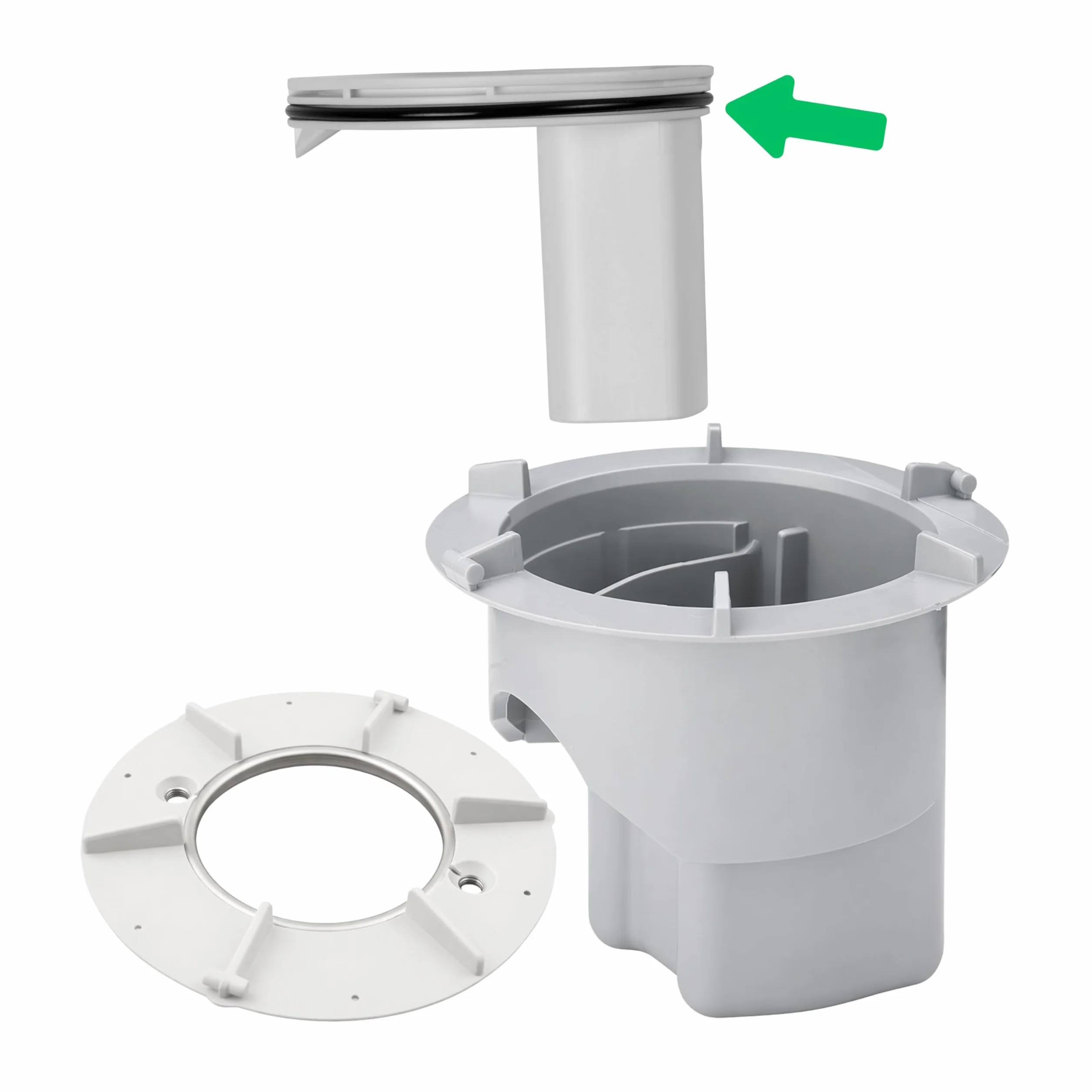 Junta de tubo de inmersión repuesto 2 pzs compatible Viega Tempoplex 6956.1-821 DE 80 mm DI 75 mm grosor 2.5 mm