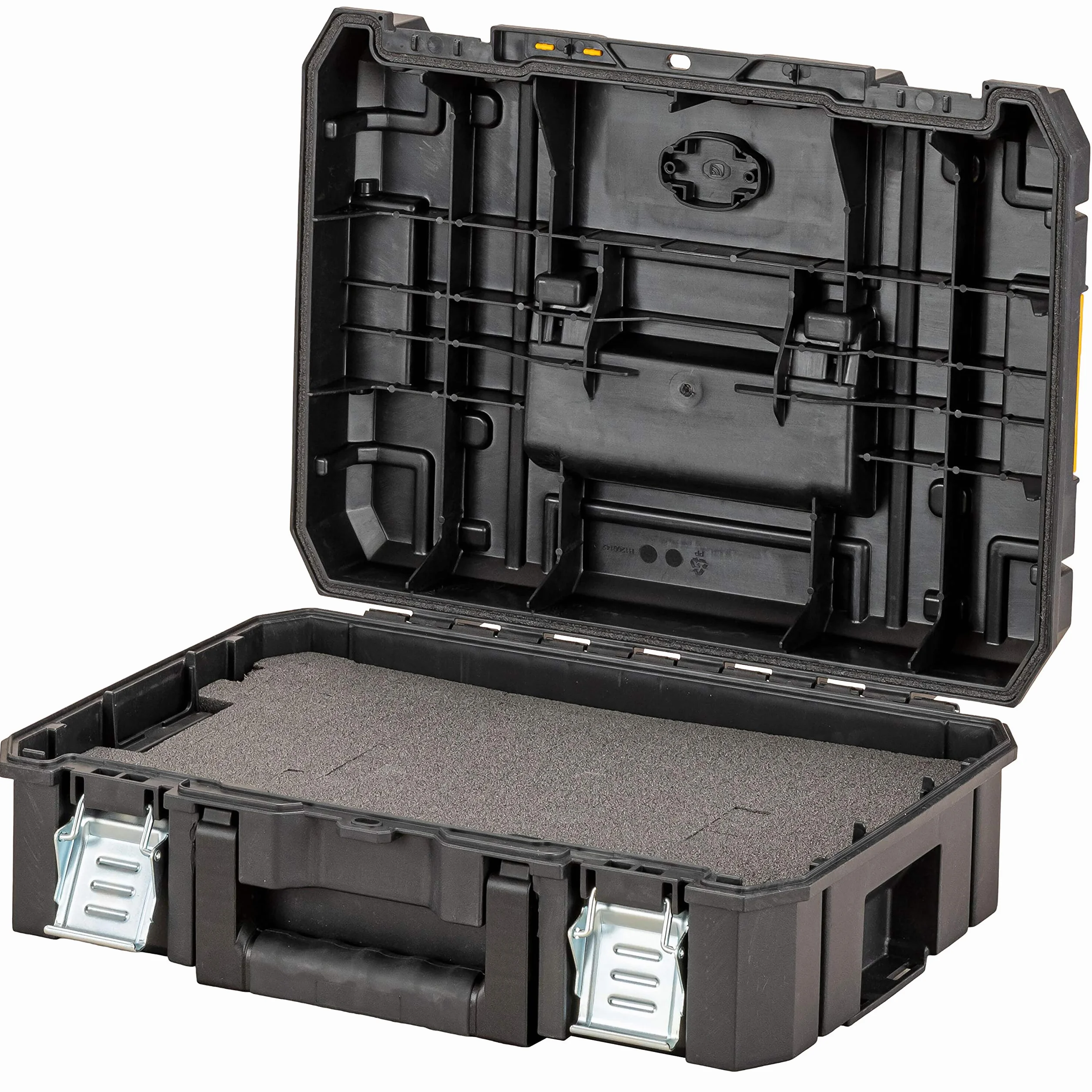 Dewalt DWST83345-1 - Caja de herramientas II (24 L, relleno de espuma compacta, se puede combinar con otras cajas TSTAK, almacenamiento seguro de herramientas eléctricas y de mano, IP54)
