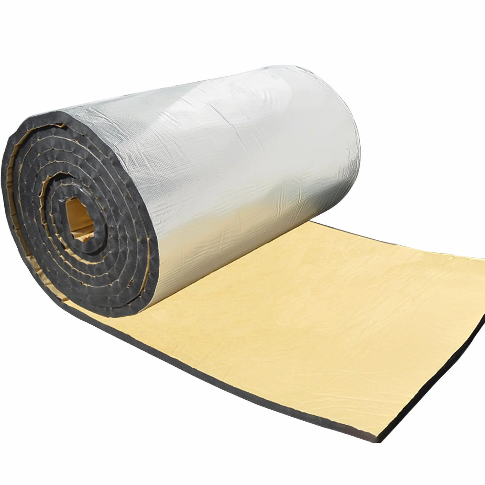 Aislante Termico Autoadhesivo 5/10/20mm Espesor Espuma Aislante Termico para Aislamiento De Viviendas Caravanas(Size:1 * 10m Thickness 10mm)