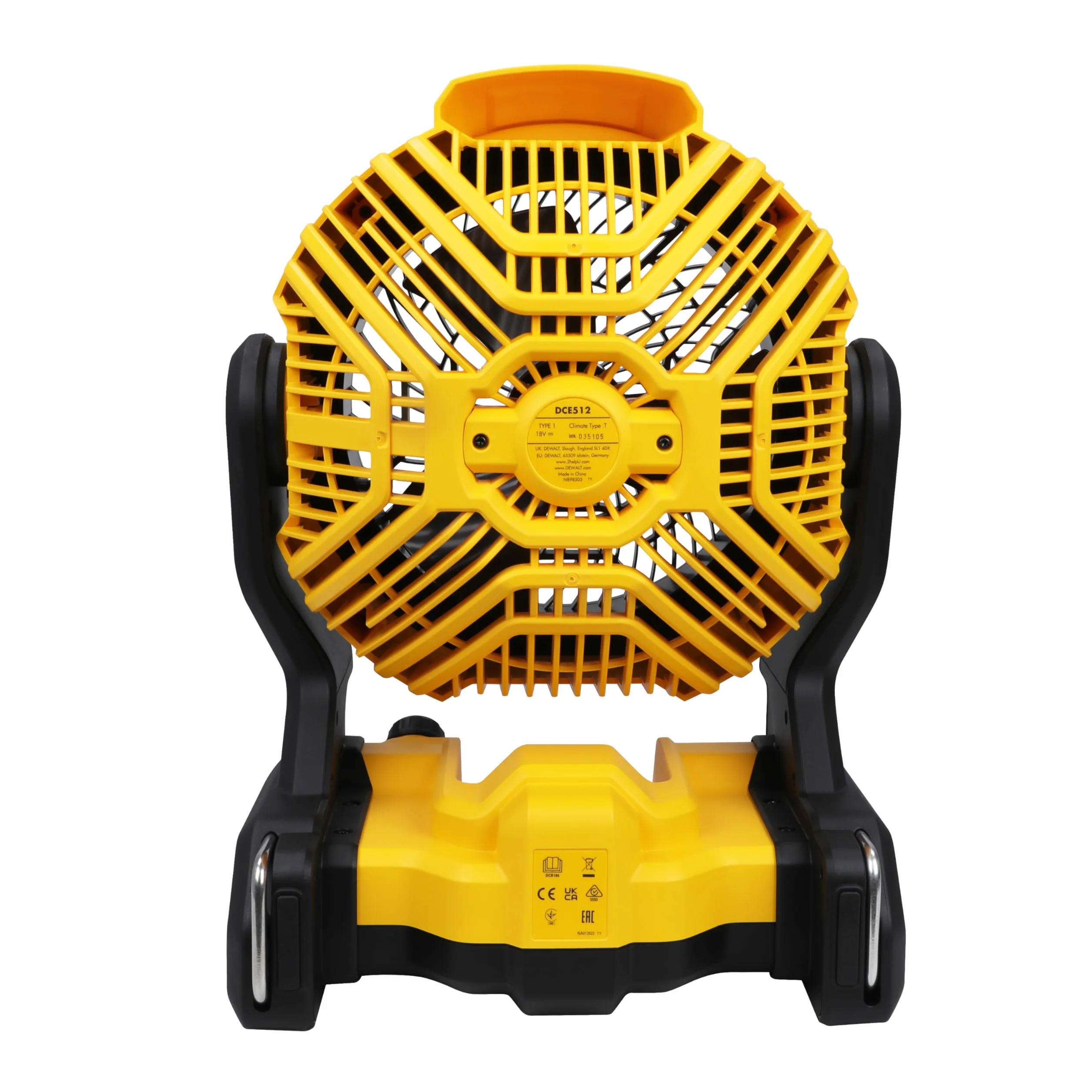 Ventilador XR 18V sin cargador/batería marca DeWalt