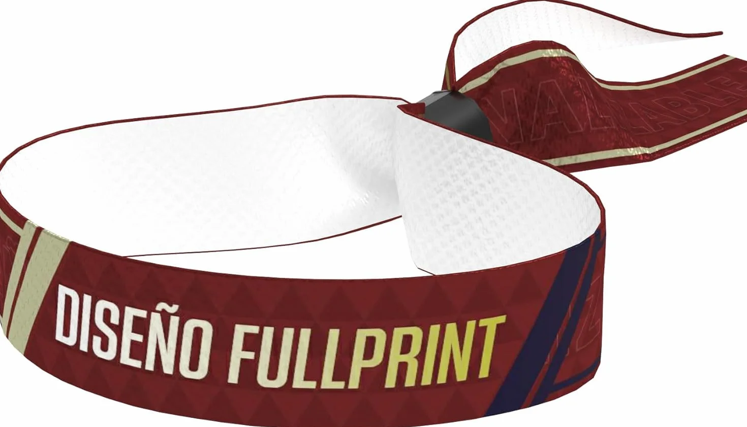 Pulseras Personalizadas de Tela para Eventos, Festivales, Fiestas, Identificación VIP - Fabricación Española