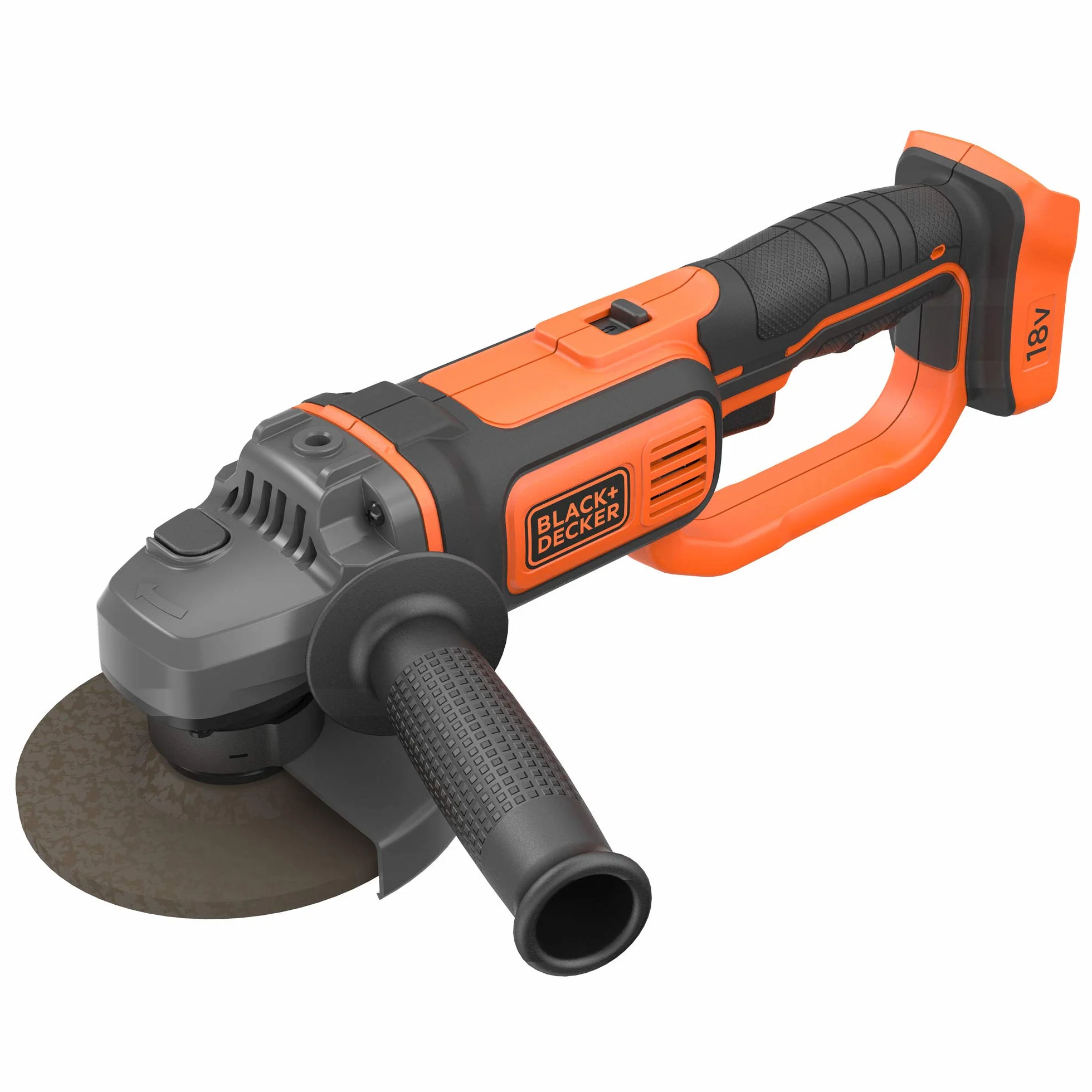 BLACK+DECKER COMBO KIT: Taladro Percutor 18V 10mm 40Nm + Mini-Amoladora 18V 125mm, Incluye: 2 baterías de Litio 2Ah, cargador, bolsa transporte, BCK24D2S-QW
