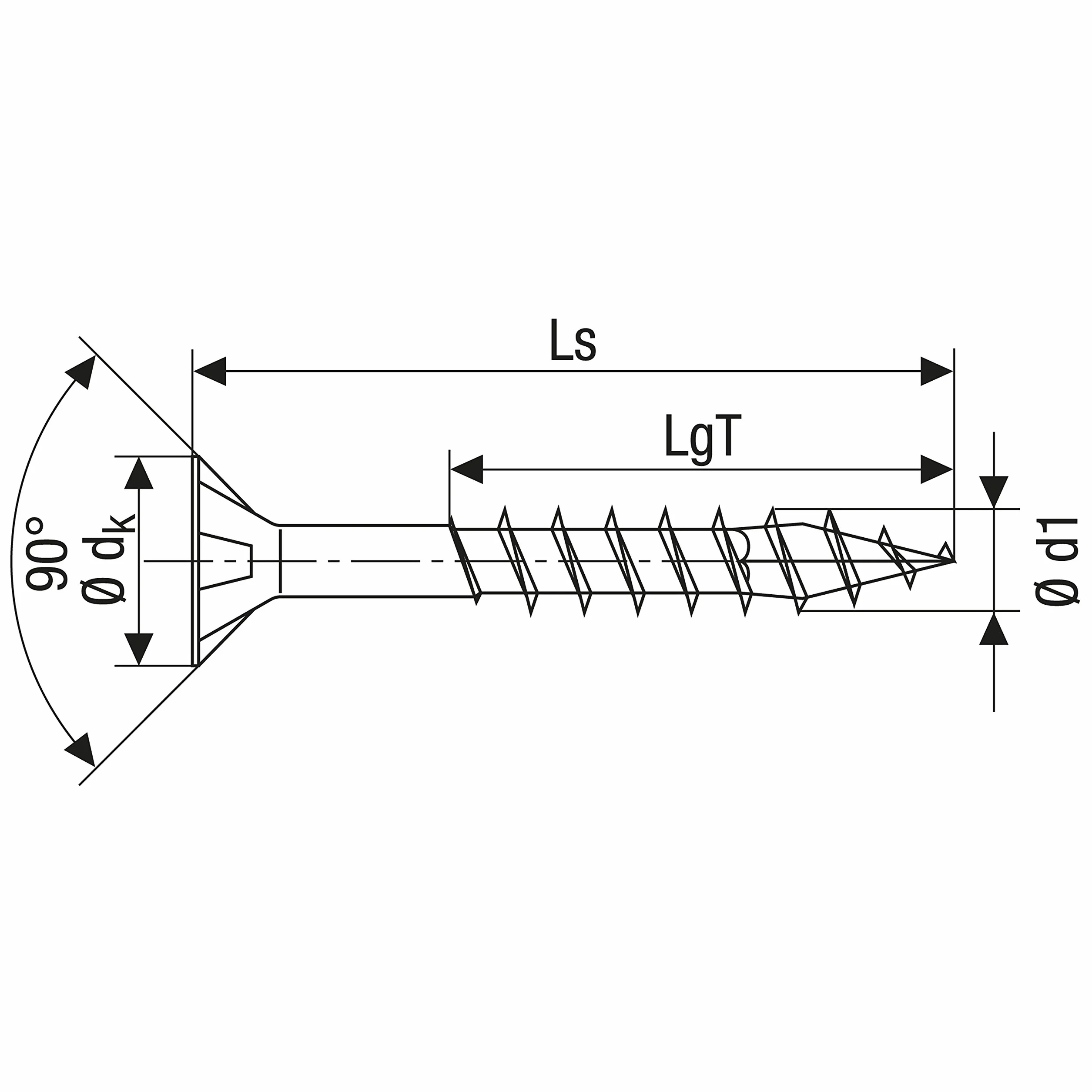 Spax 0/1034/021/3,5/45/ /01 - Tornillo para yeso (acero, 3.5 millimetros, 3,5x45mm)