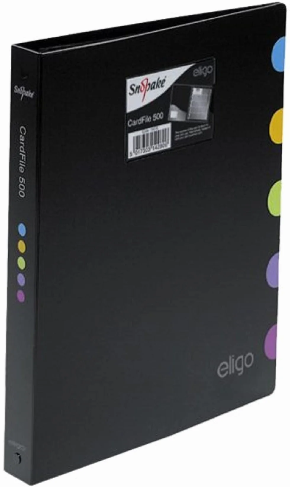 Snopake 15078 Eligo - Archivador para tarjetas de visita (A4, 500 tarjetas por hoja)