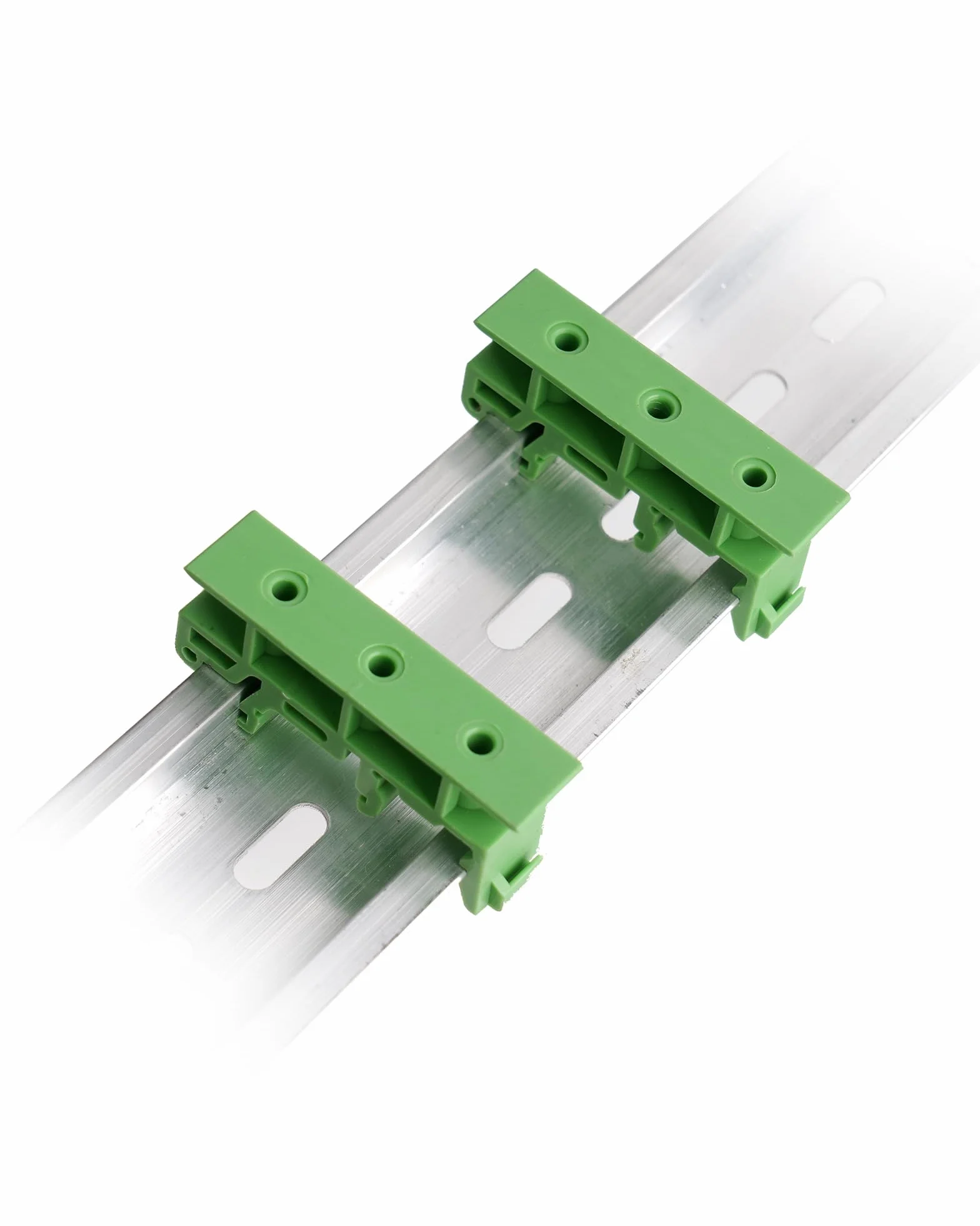 10 unidades de 35 mm PCB DIN C45 Riel Adaptador Placa de circuito impreso Montaje Soporte DIY Módulo de interfaz de montaje en riel DIN Terminal Junta DSUB, Conector