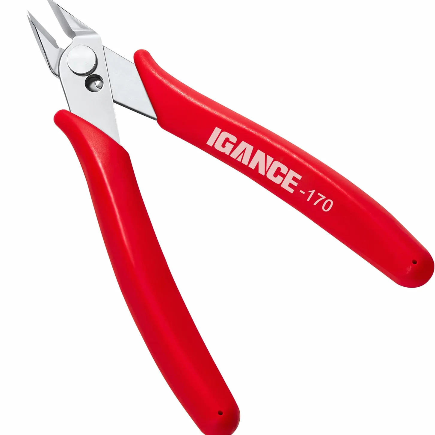 IGAN-170 cortadores de alambre, cortador electrónico de precisión, uno de los alicates de corte lateral más fuertes y afilados con un resorte de apertura, ideal para necesidades de corte ultrafinas.