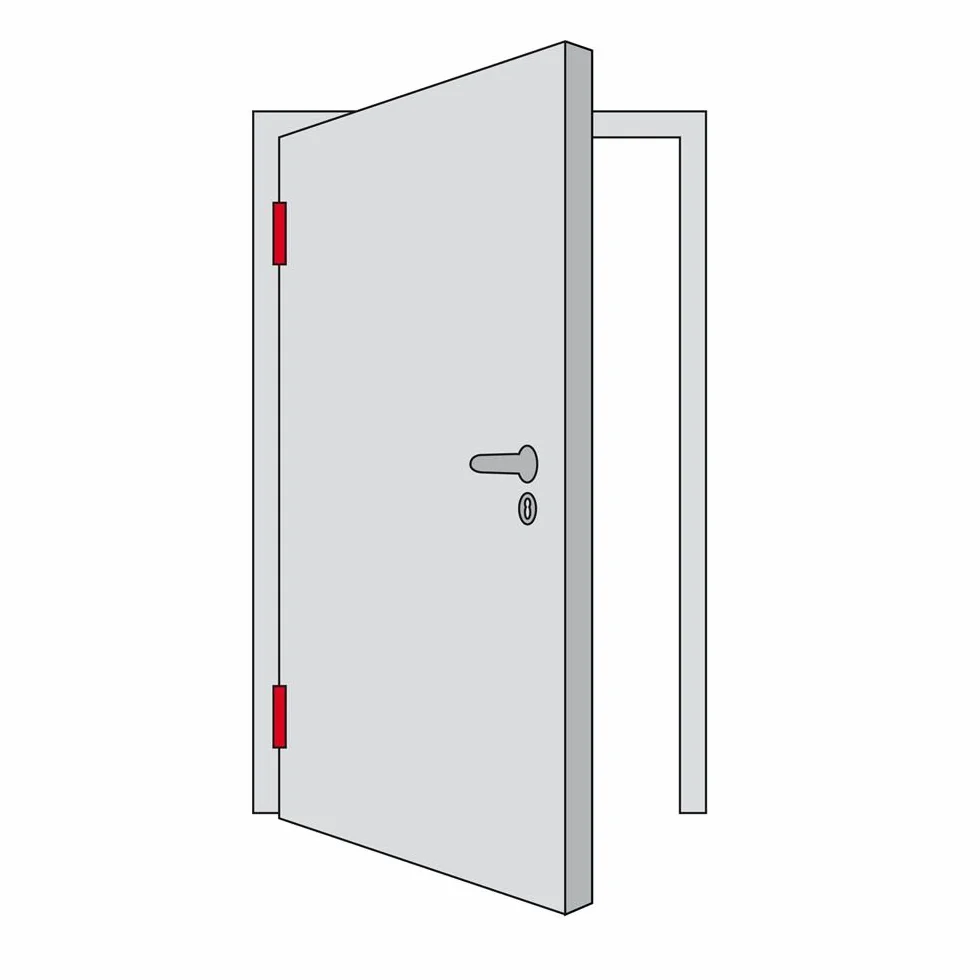 Abus Herraje de protección de puerta HLS214 F9, acero inoxidable, 31698