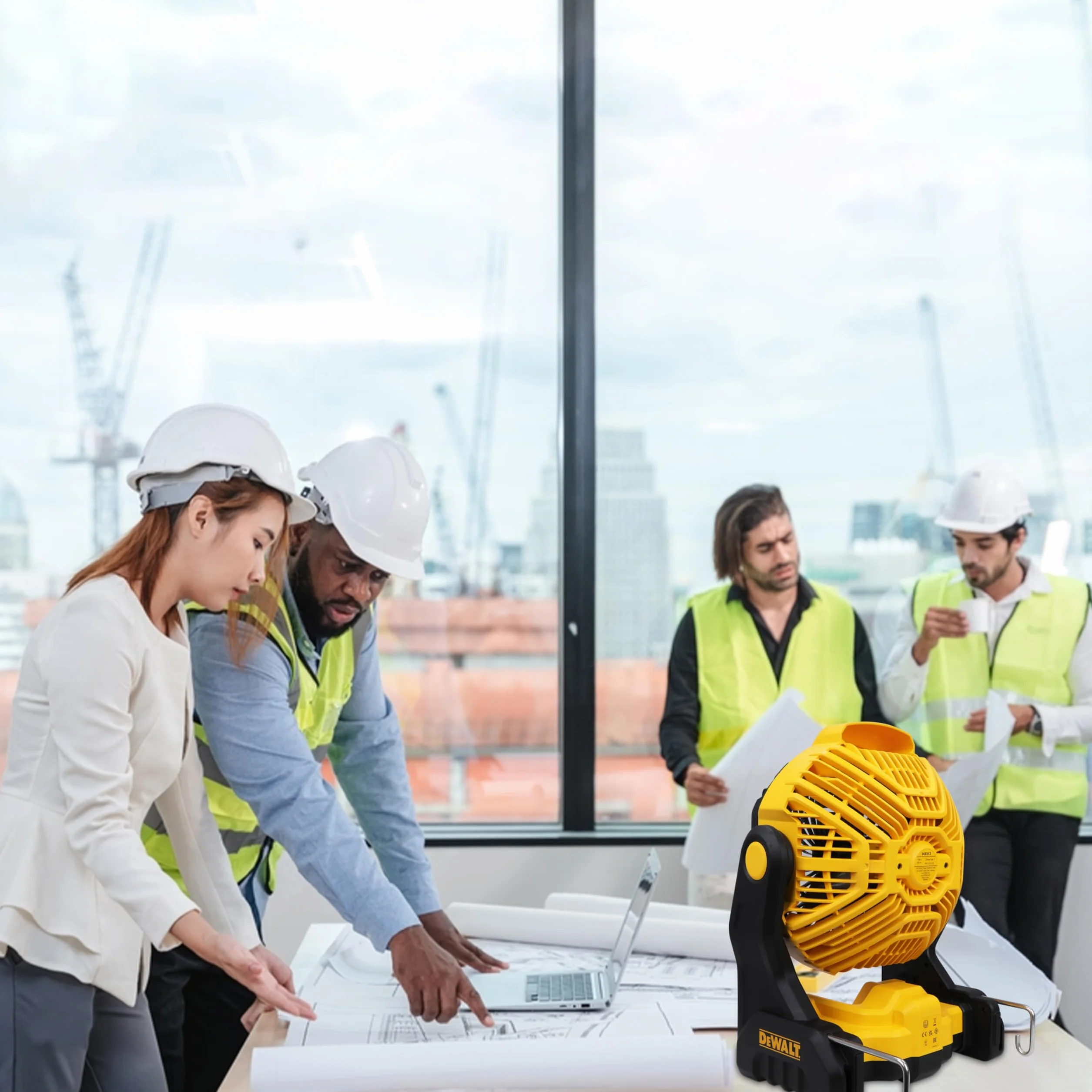 Ventilador XR 18V sin cargador/batería marca DeWalt